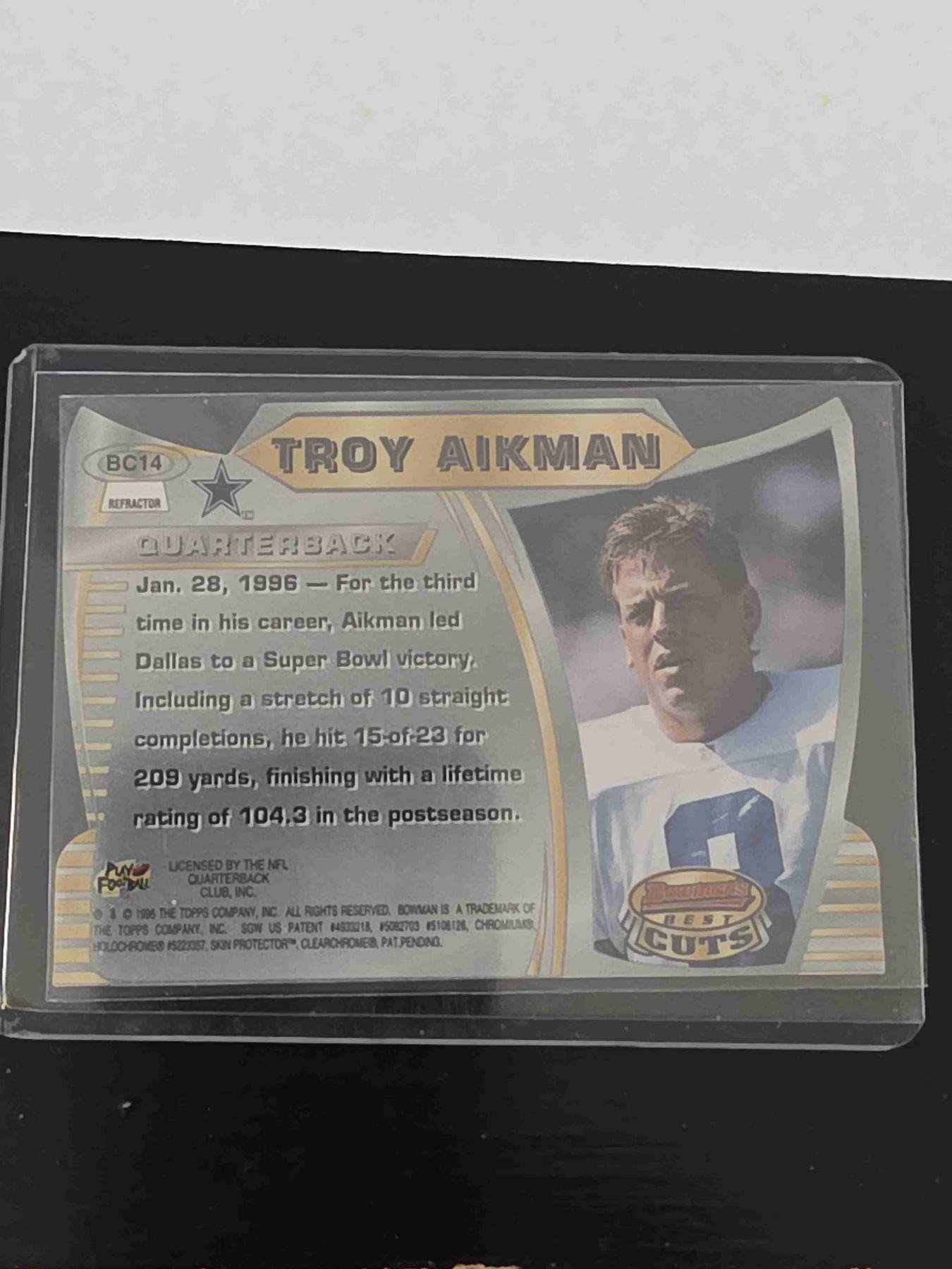 Bulk NFL Card 005 back