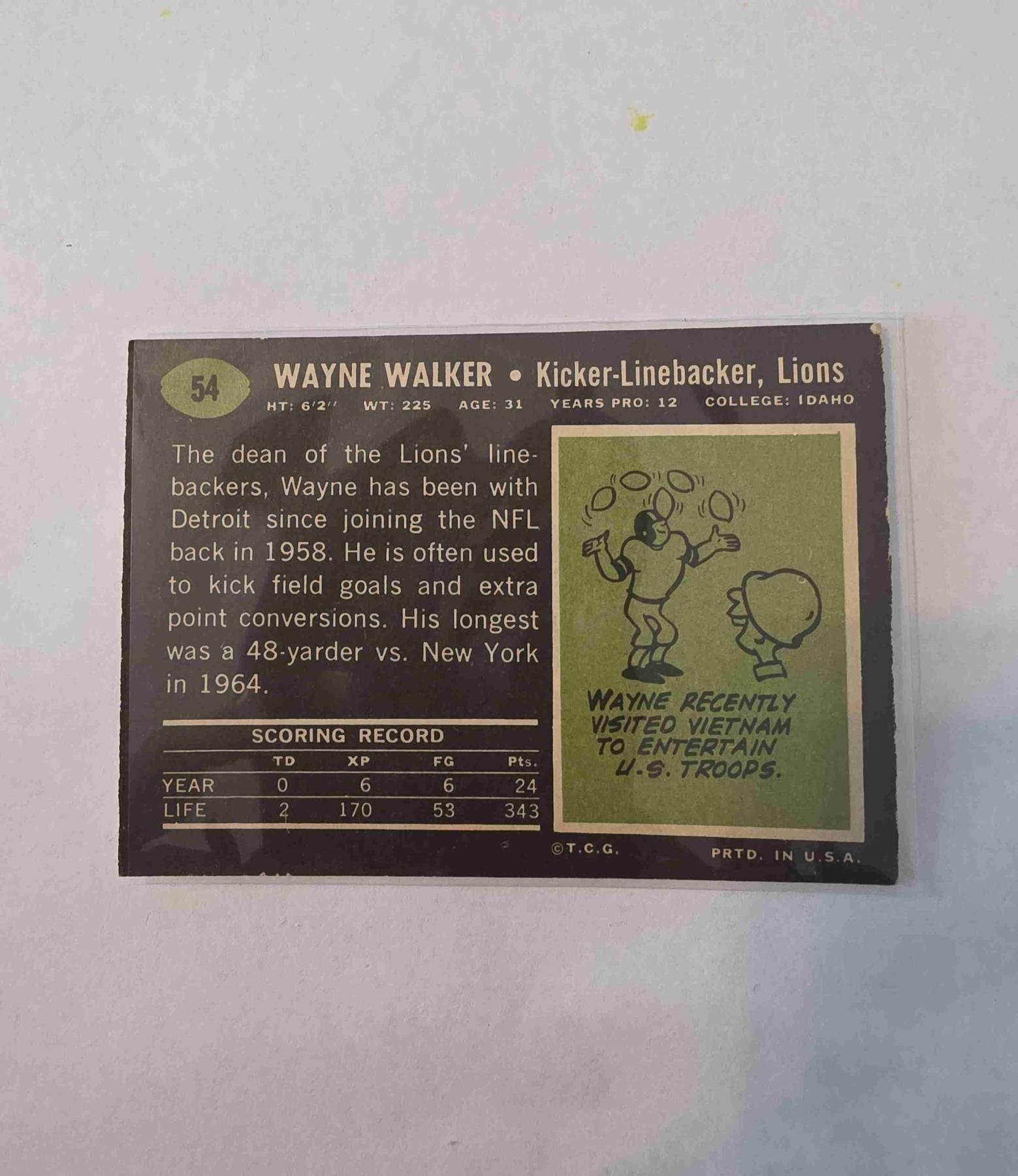 Bulk NFL Card 019 back
