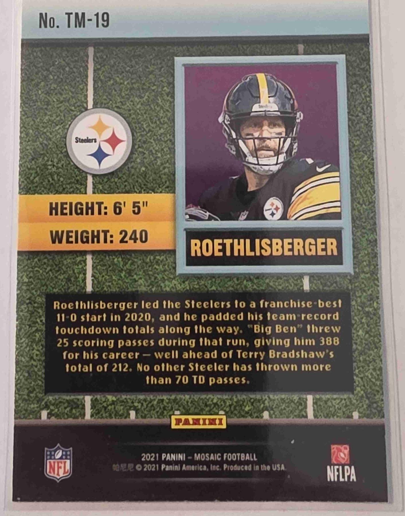 Bulk NFL Card 048 back