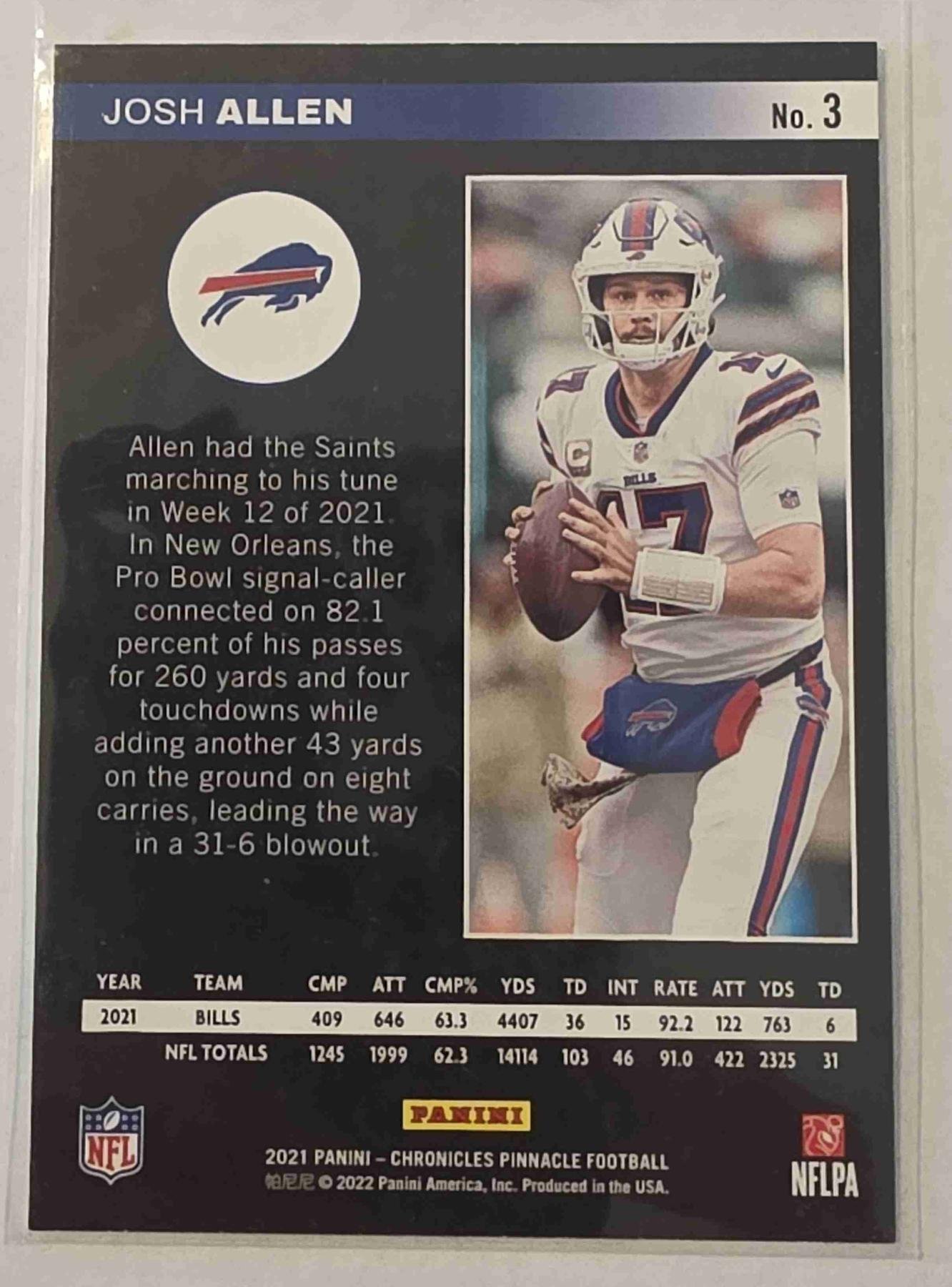 Bulk NFL Card 056 back