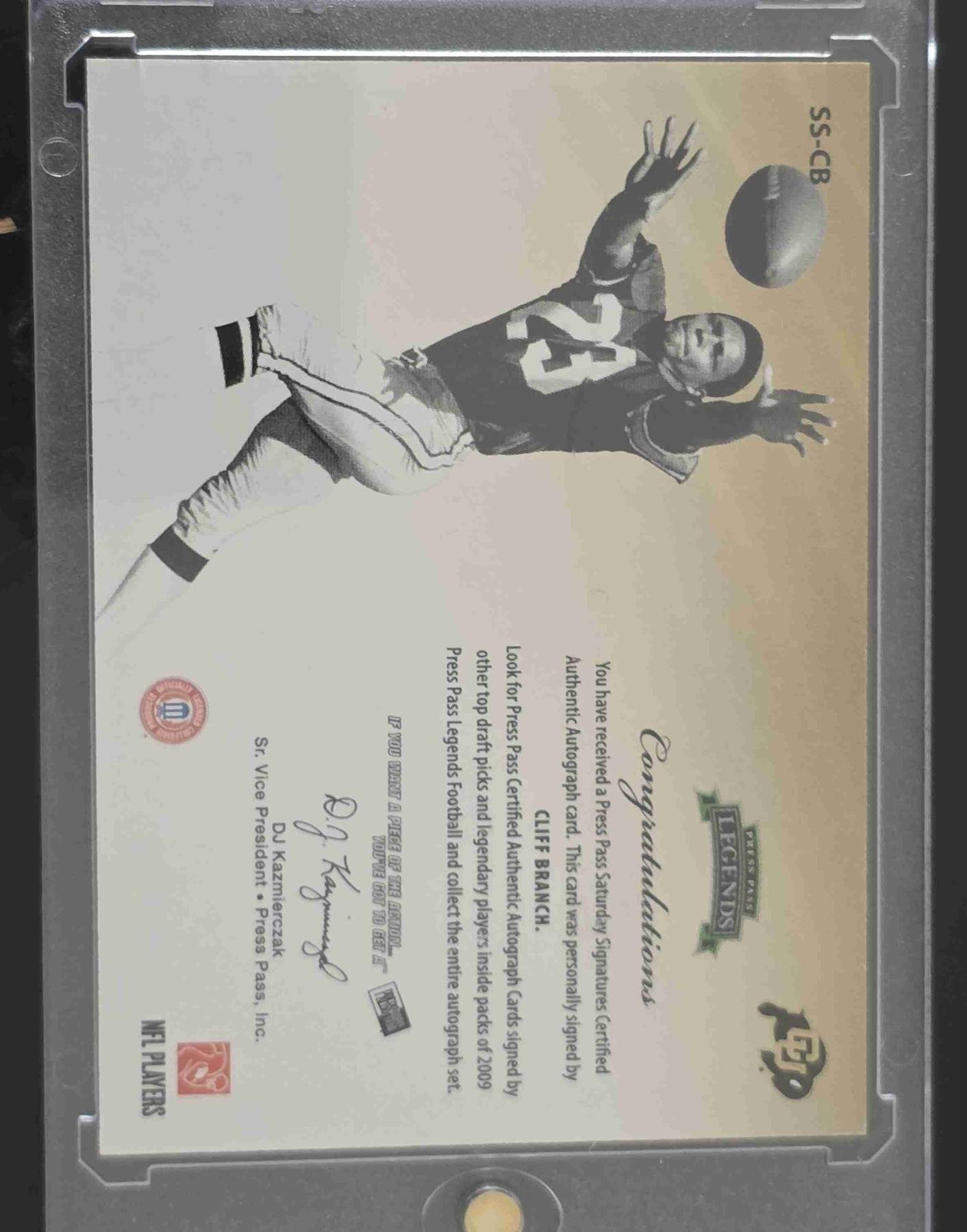Bulk NFL Card 068 back