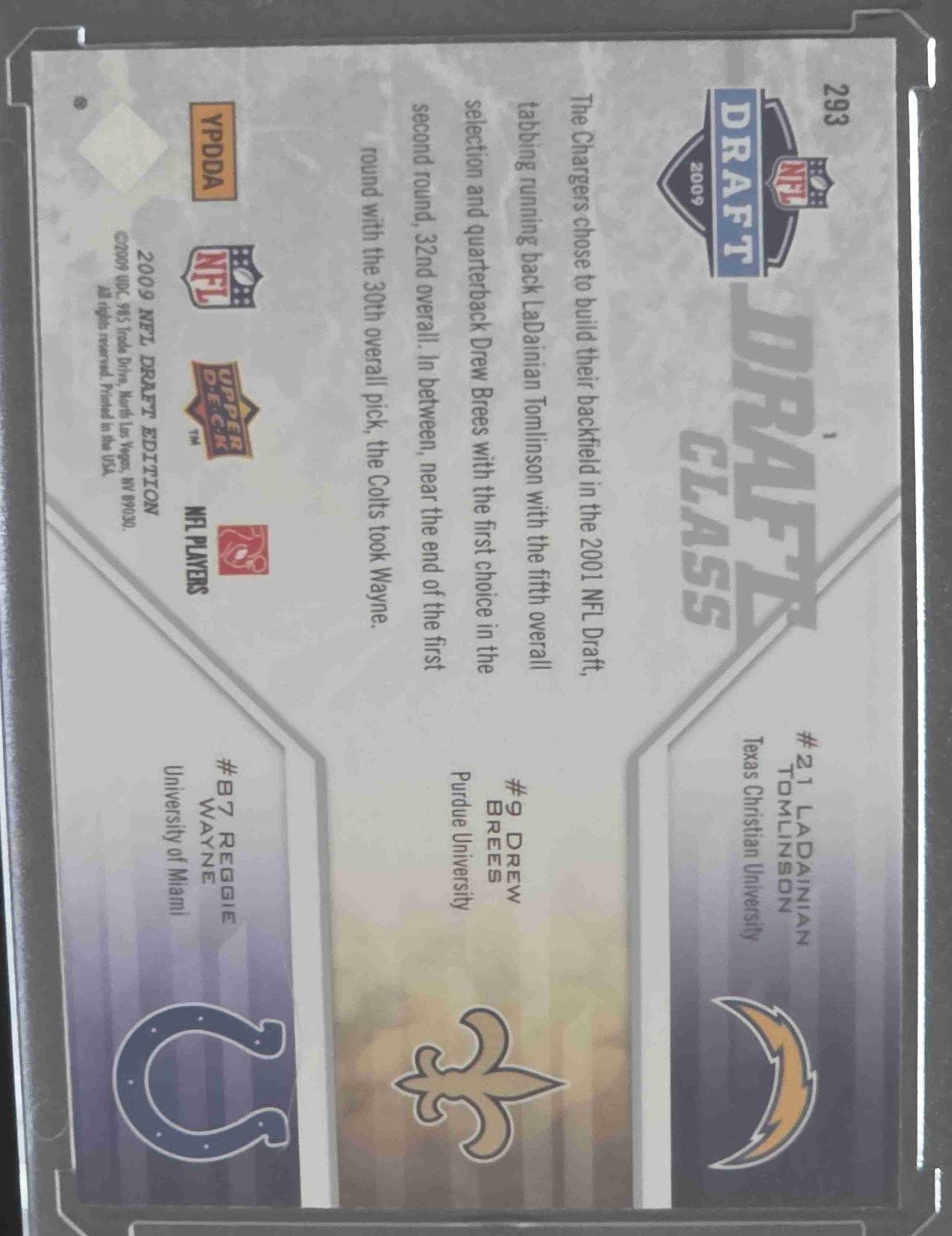 Bulk NFL Card 069 back