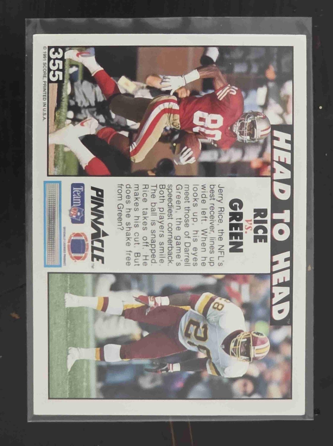 Bulk NFL Card 094 back