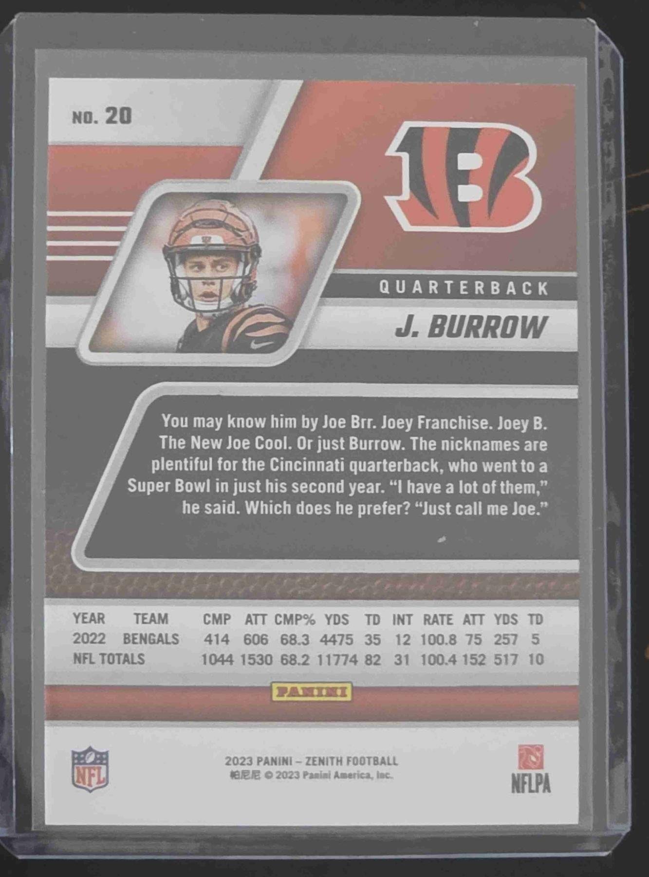 Bulk NFL Card 097 back