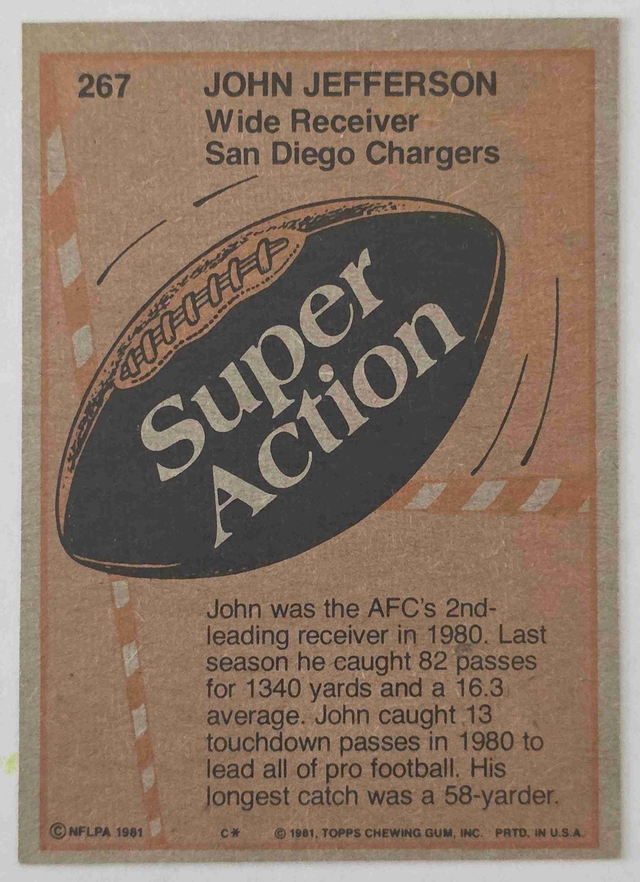 Bulk NFL Card 129 back