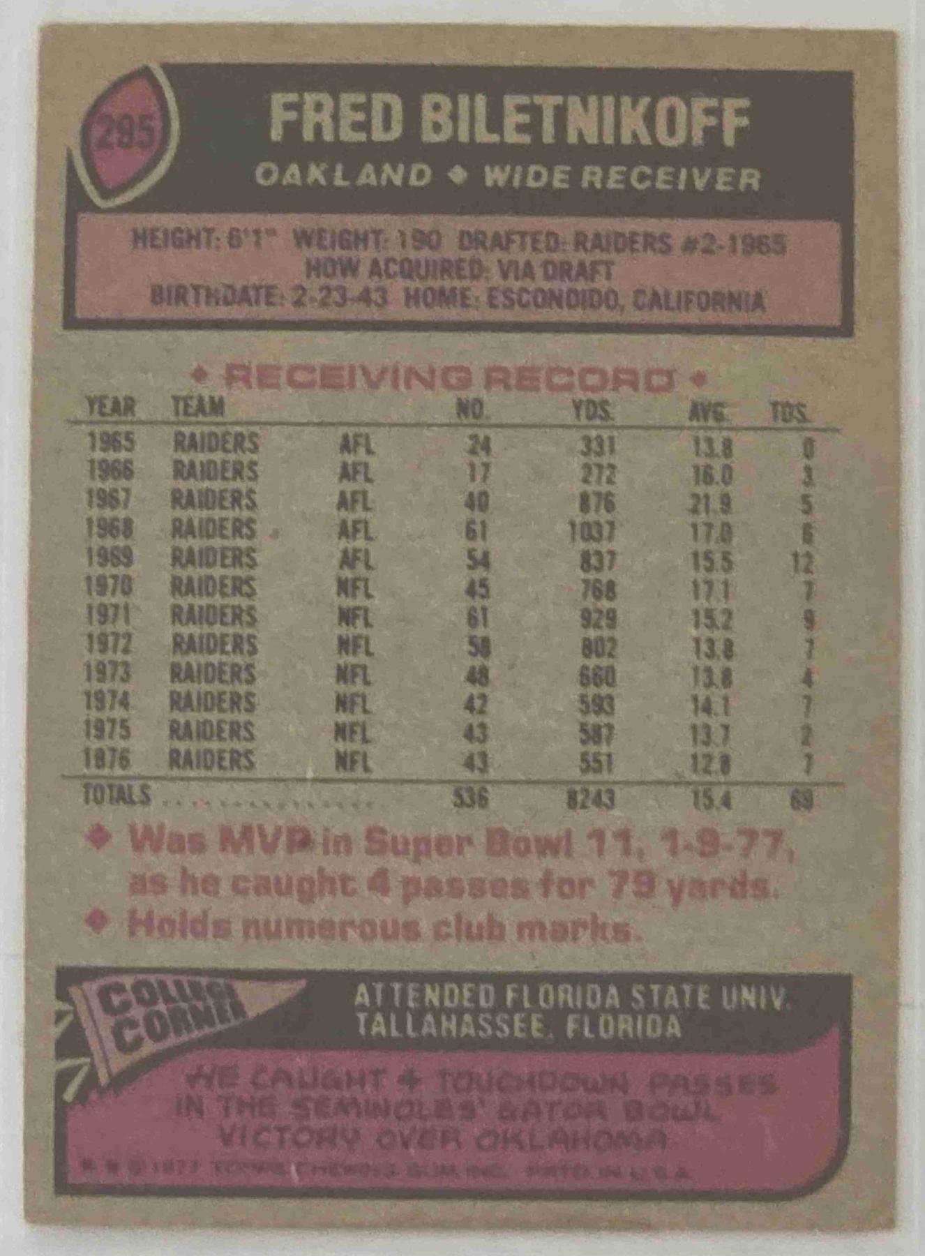 Bulk NFL Card 150 back
