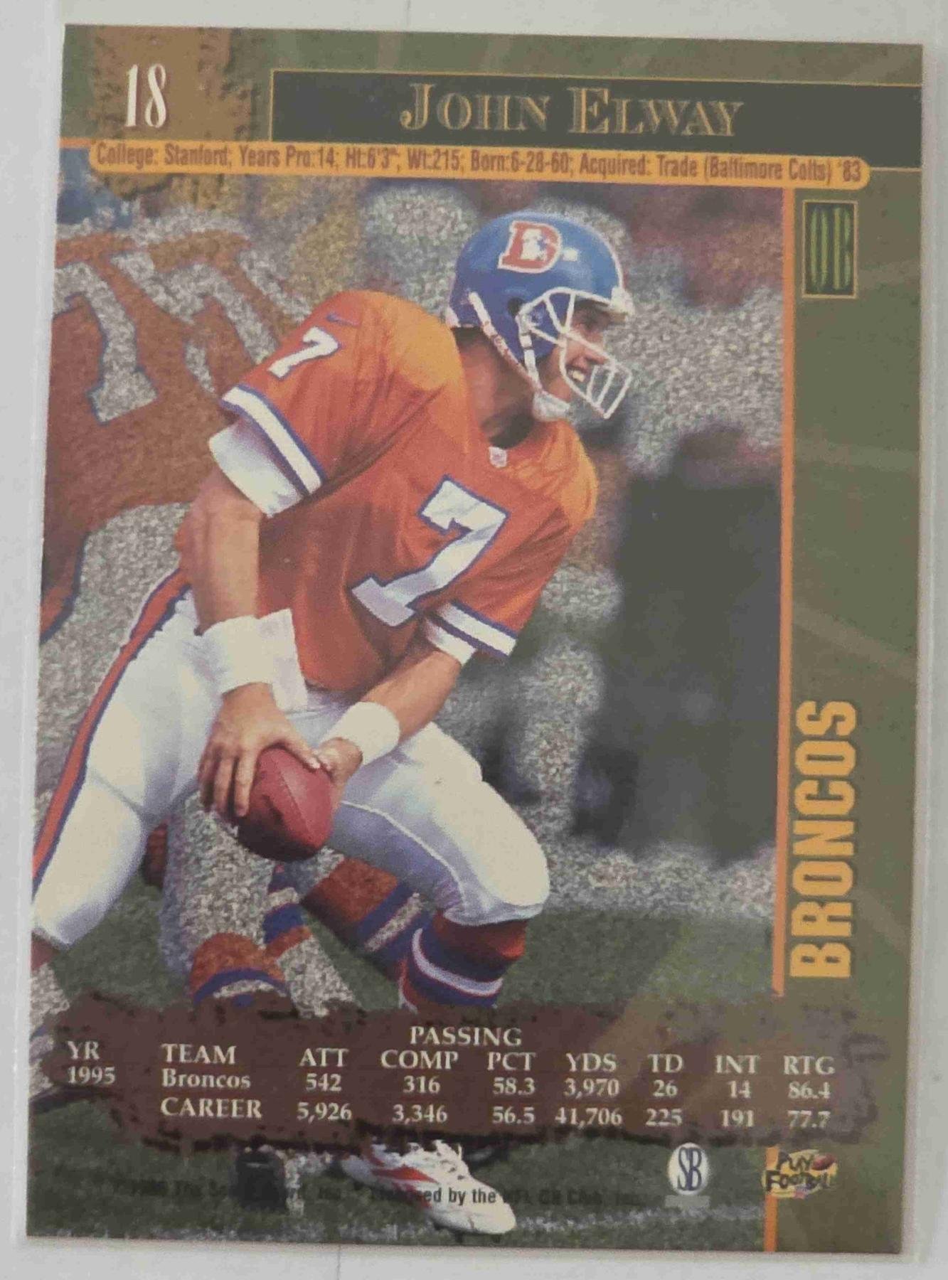 Bulk NFL Card 156 front