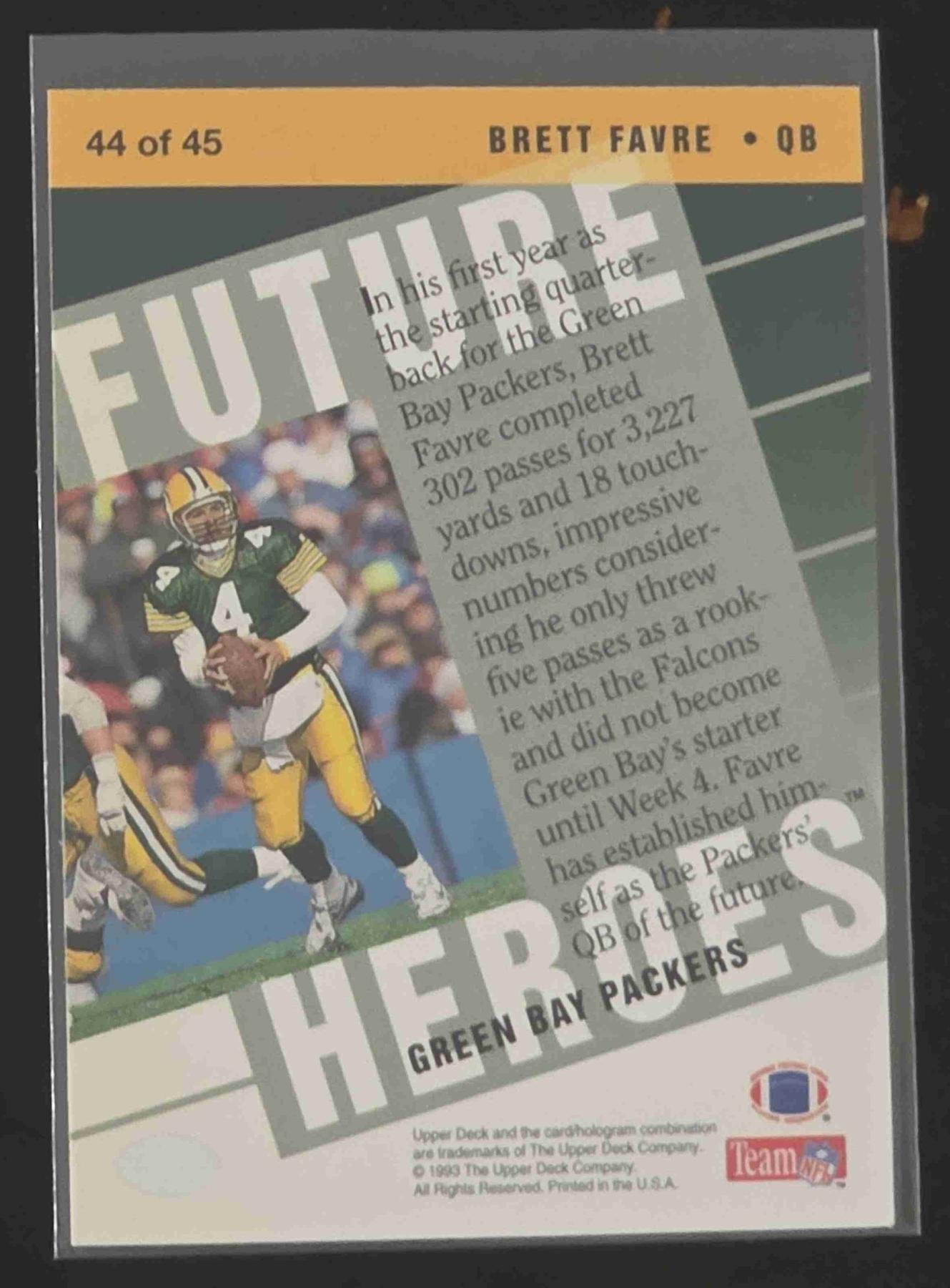 Bulk NFL Card 179 back
