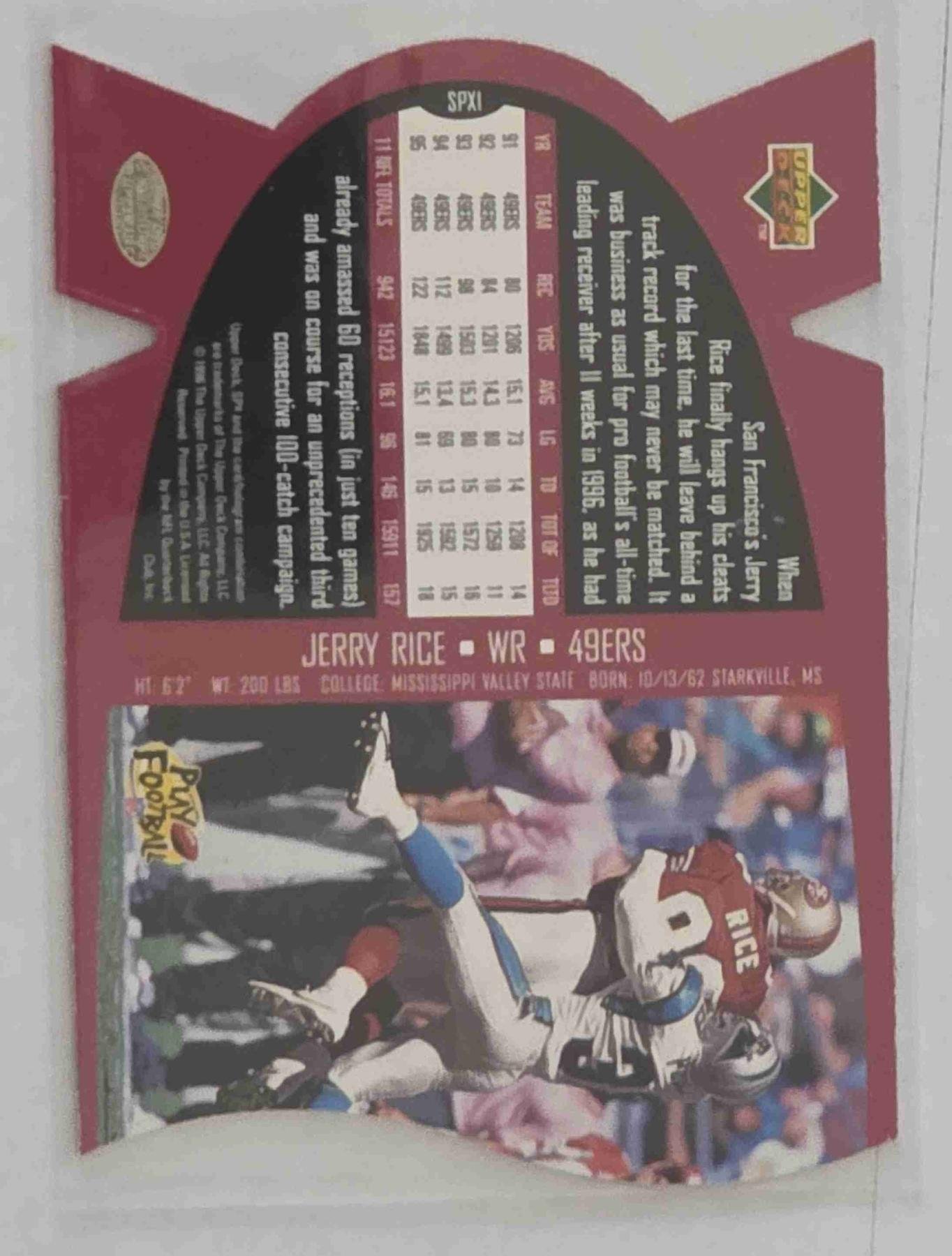 Bulk NFL Card 185 back