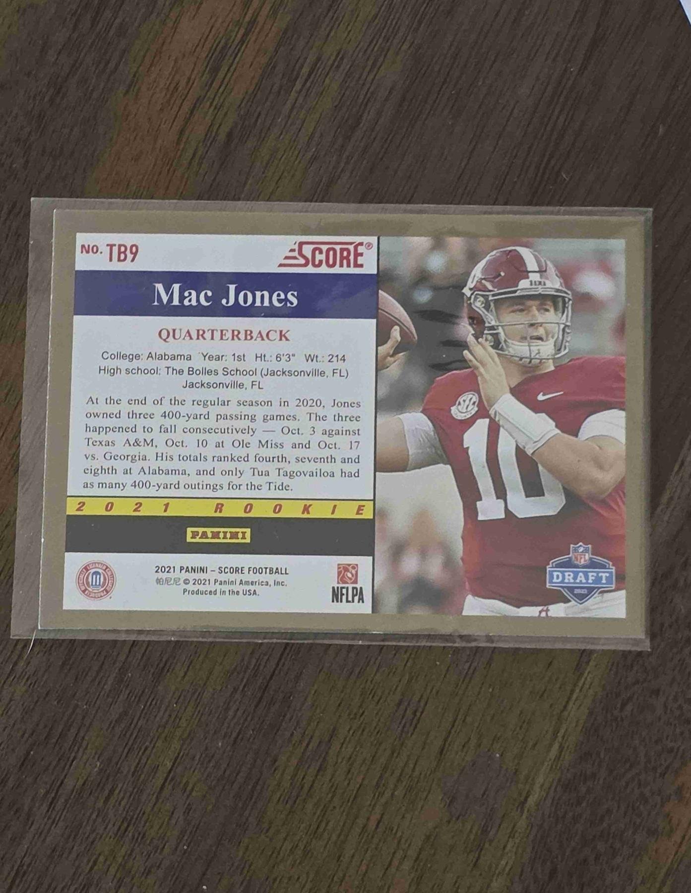 Bulk NFL Card 207 back