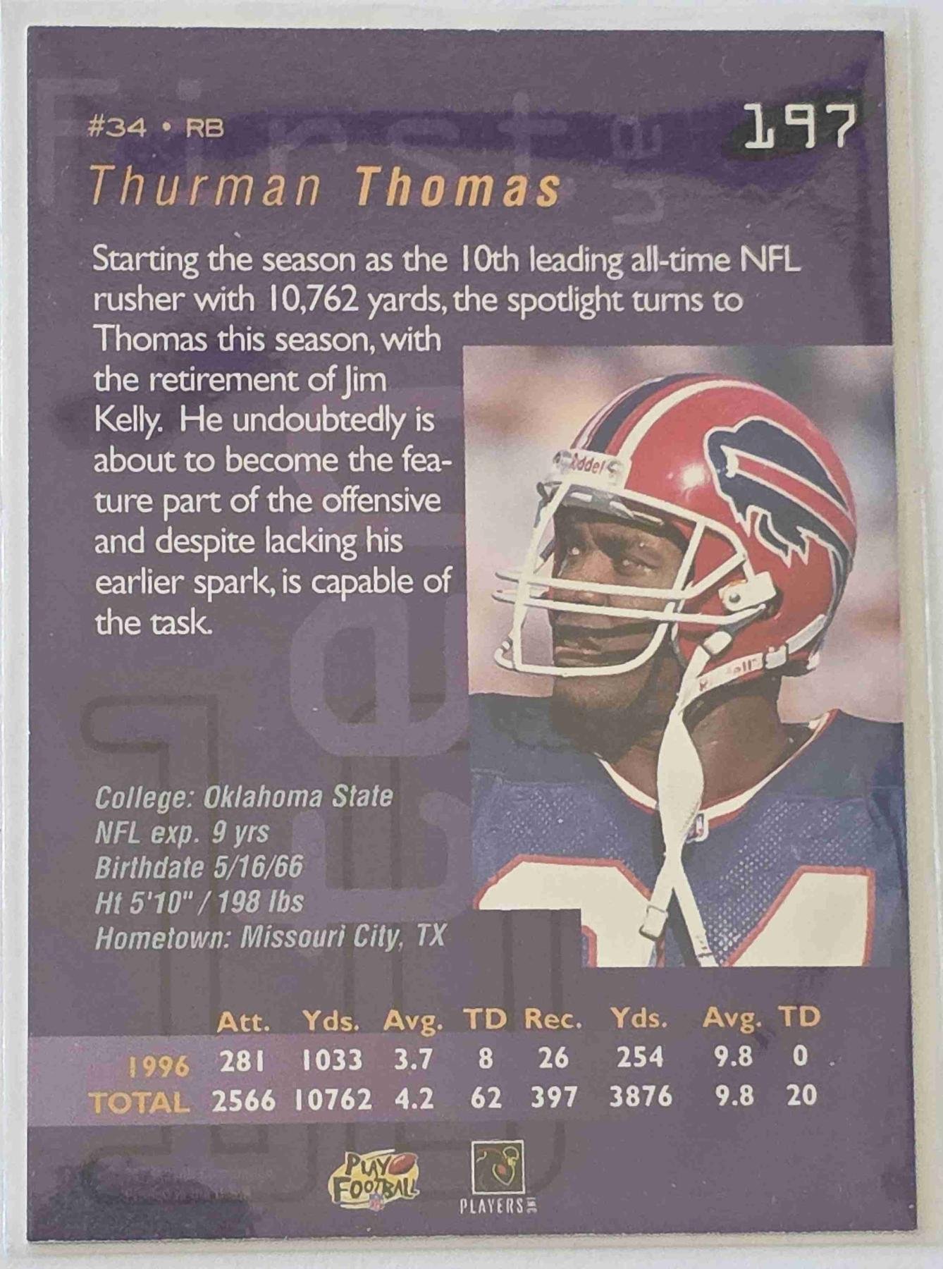 Bulk NFL Card 212 back
