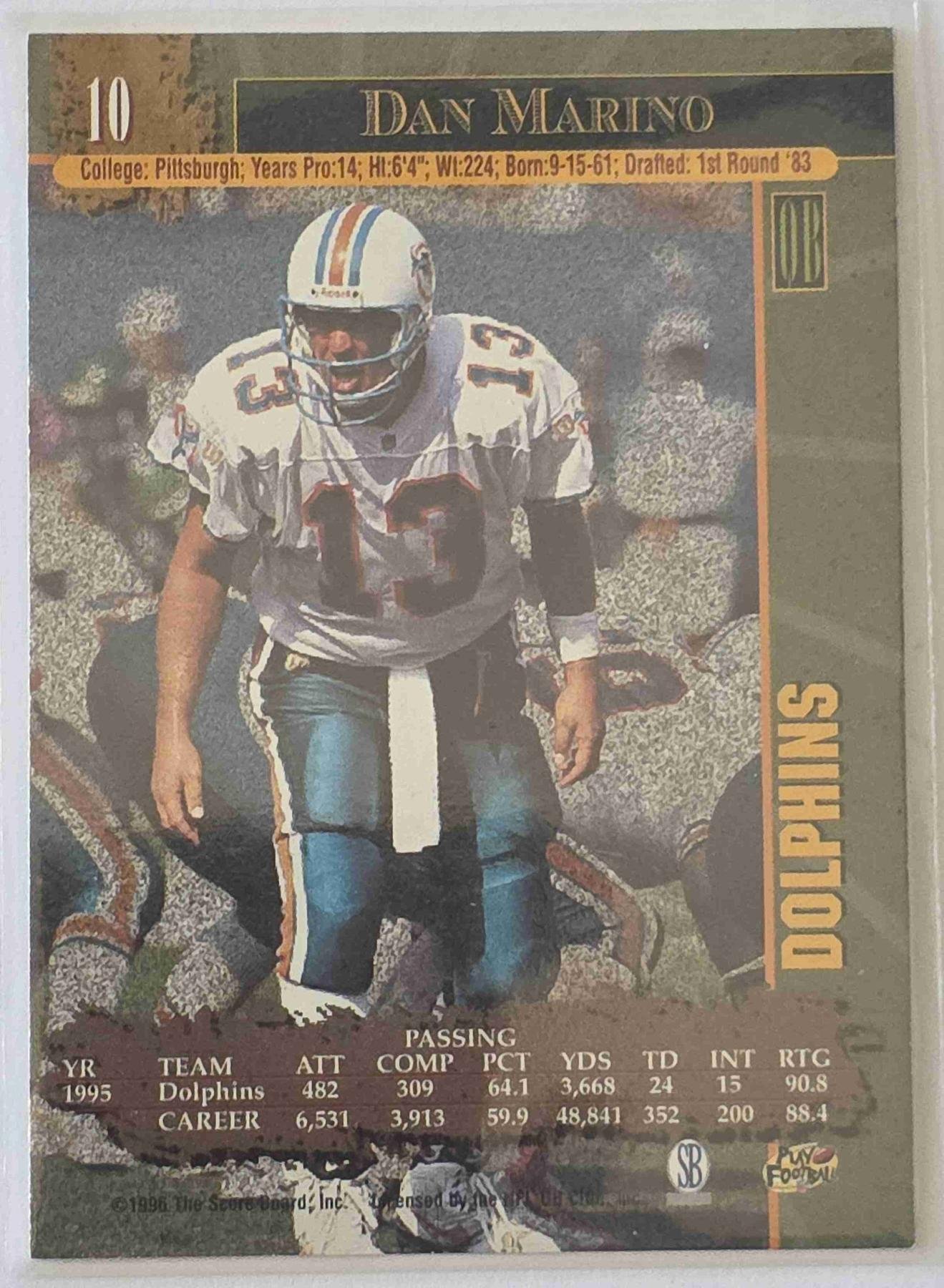 Bulk NFL Card 224 back