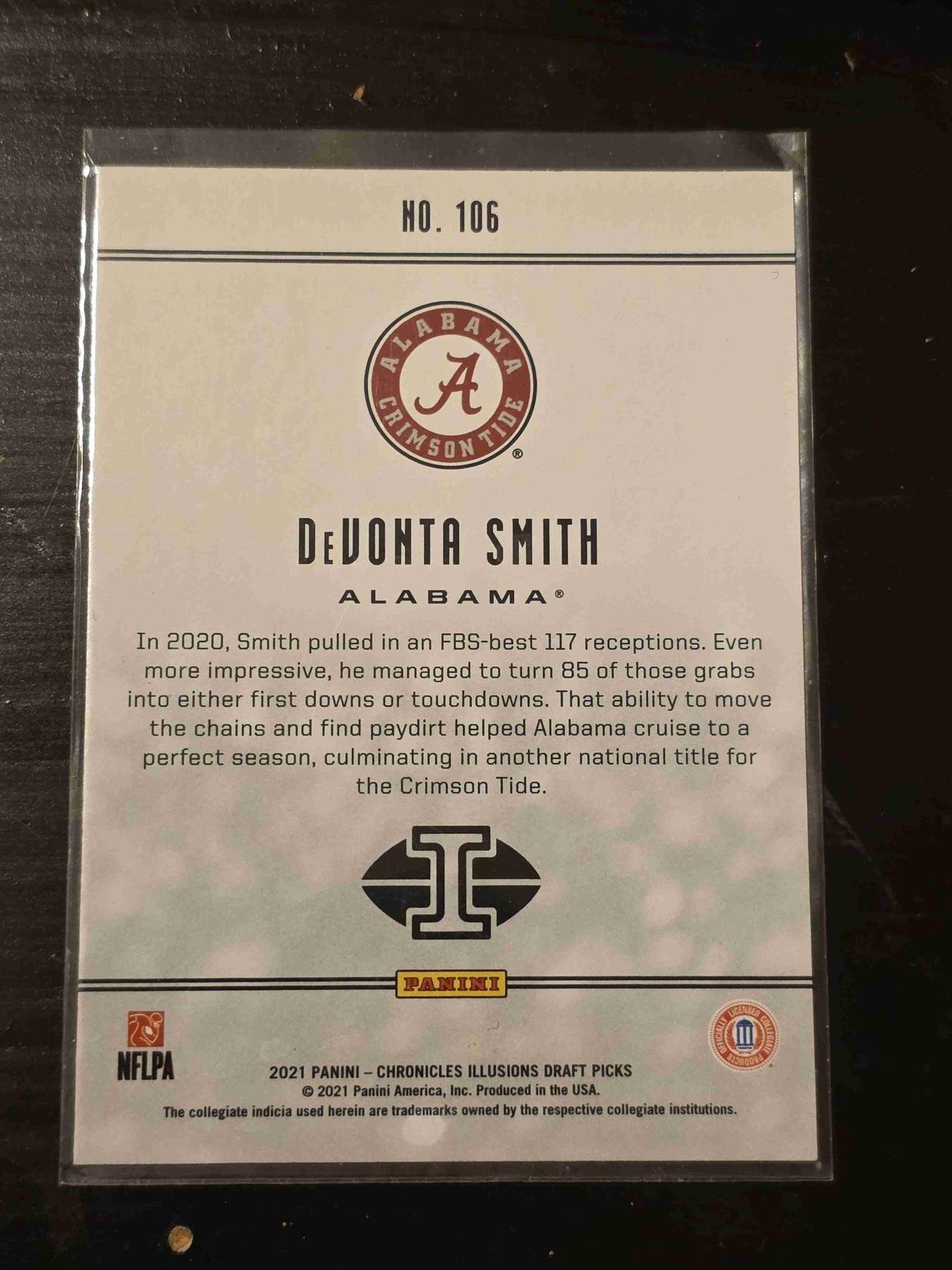 DeVonta Smith back