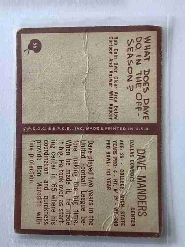 Card back