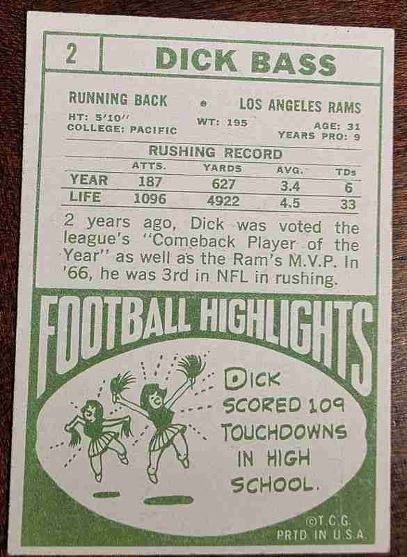Card back