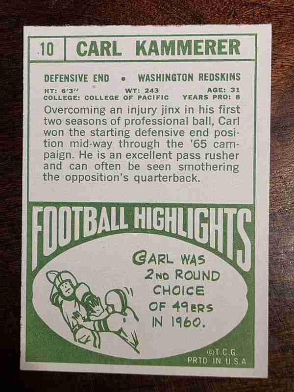 Card back