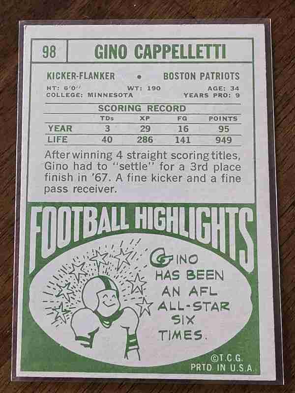 Card back
