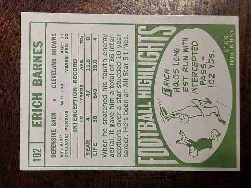 Card back