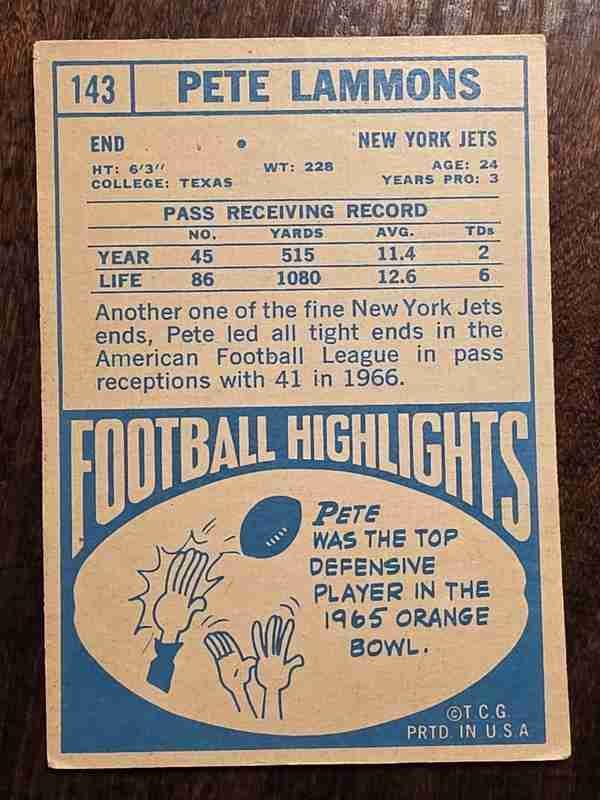 Card back