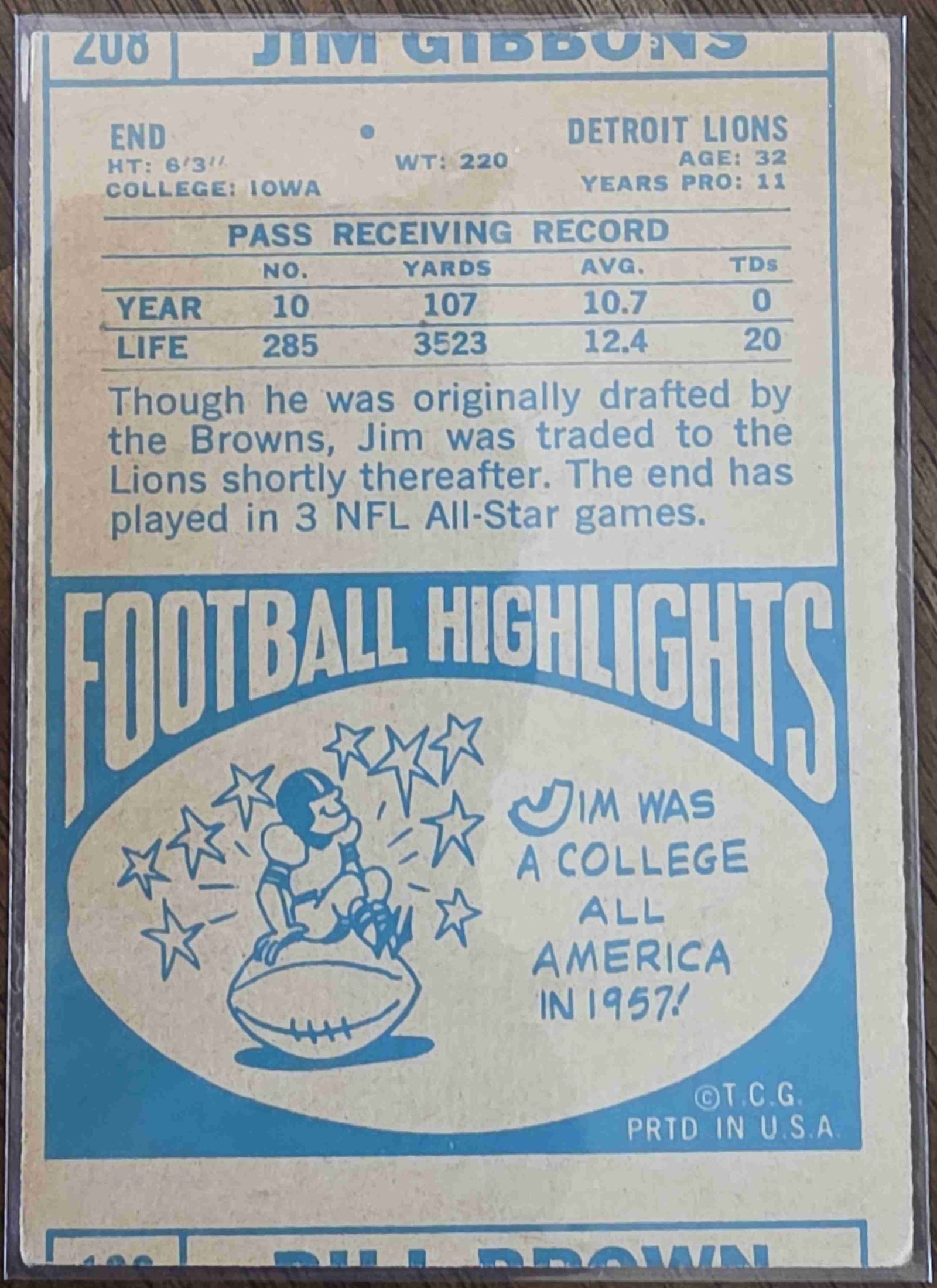 Card back