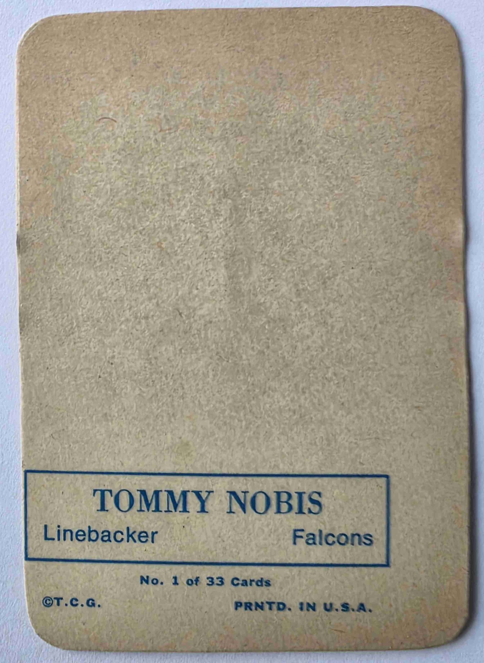 Card back