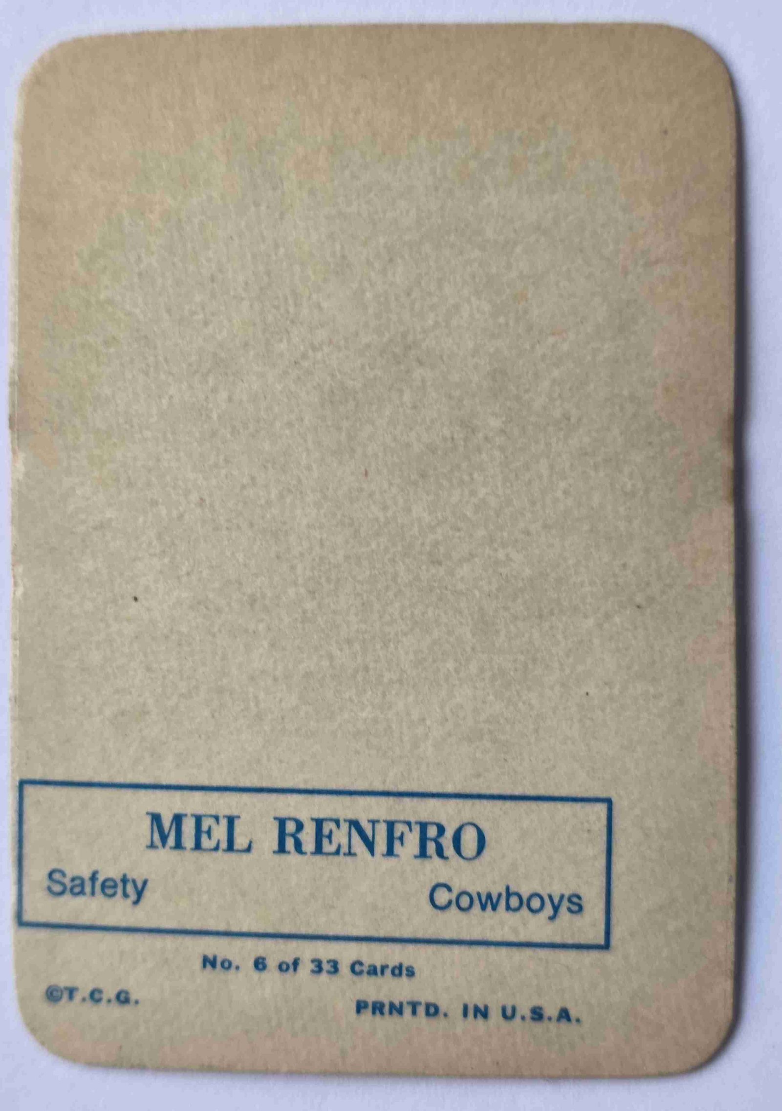 Card back