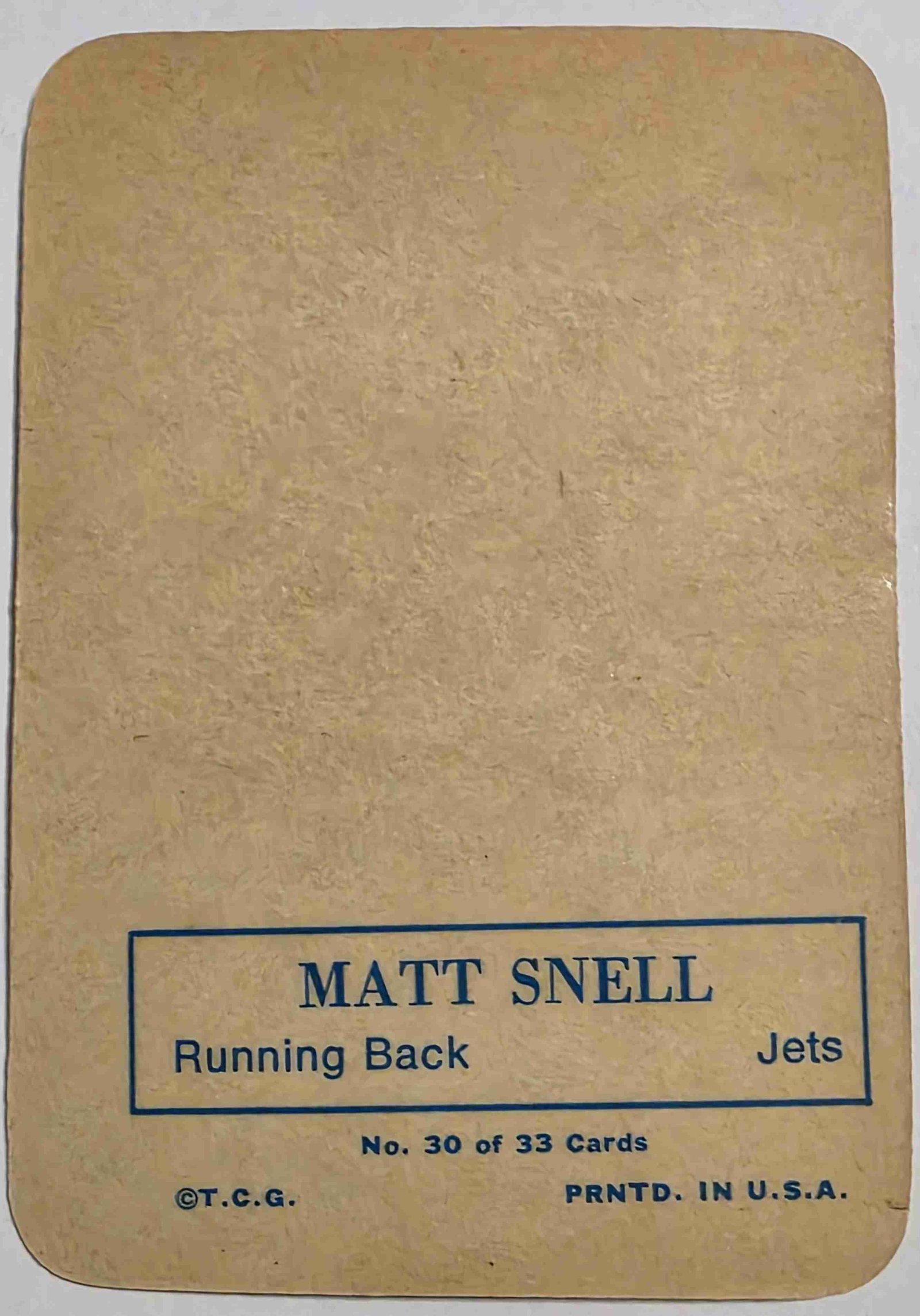 Card back