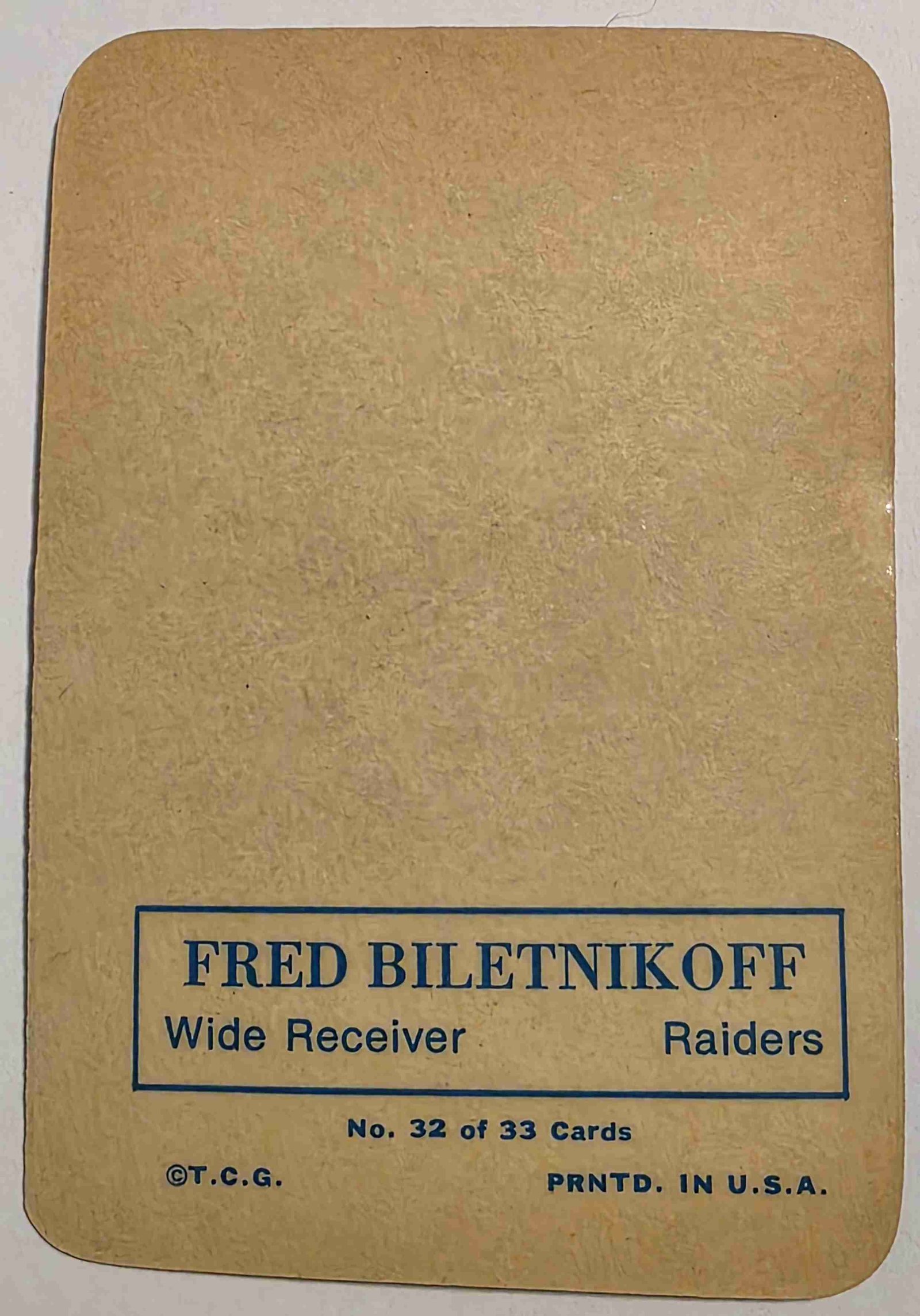Card back