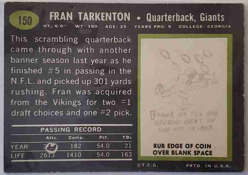Card back
