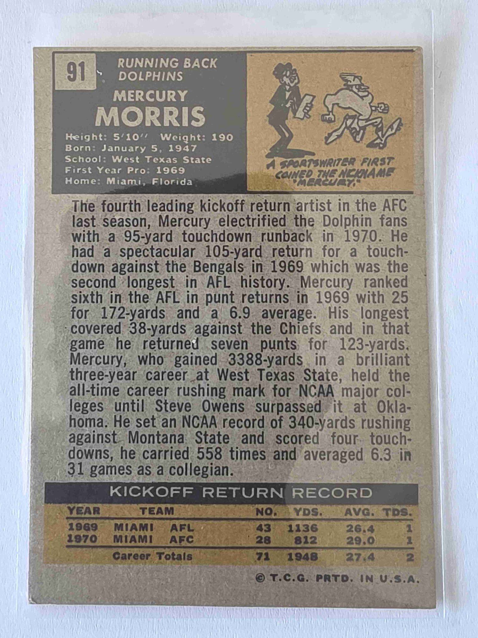 Card back