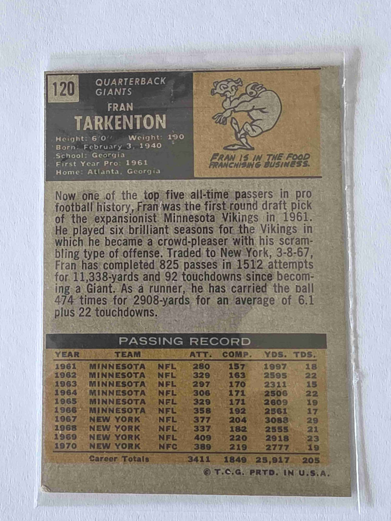 Card back