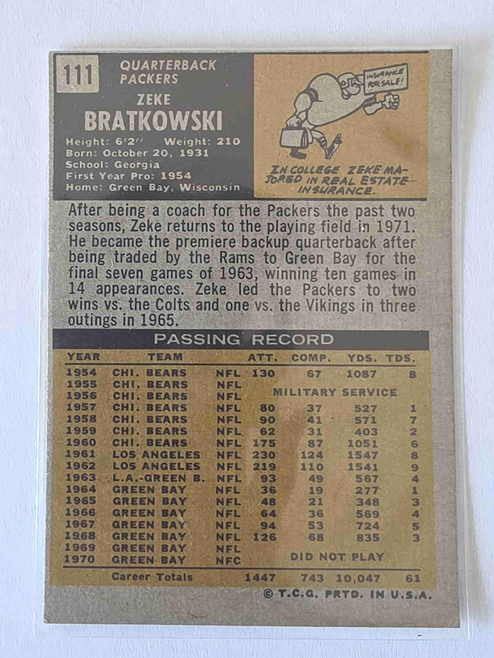 Card back