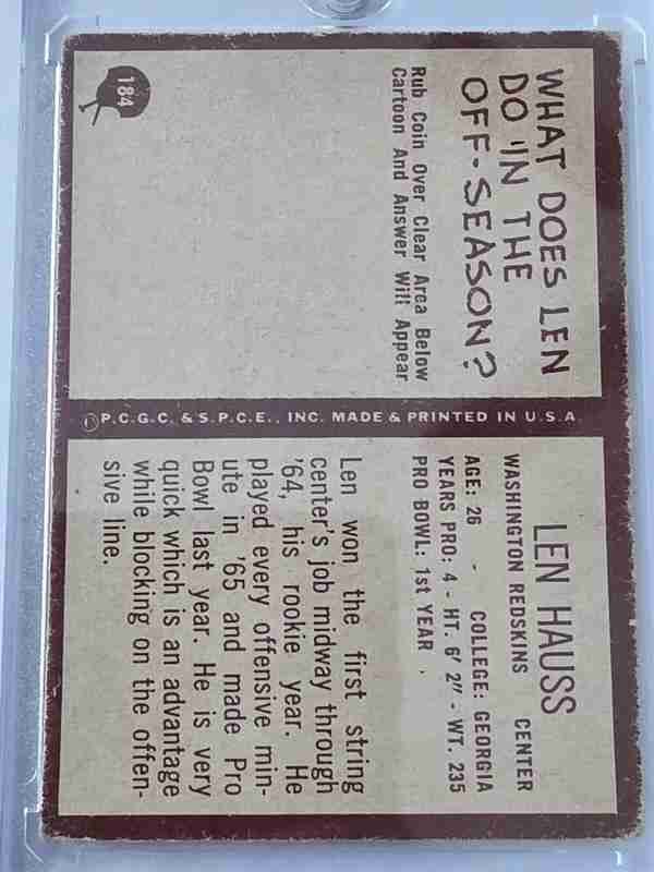 Card back