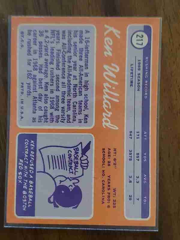 Card back