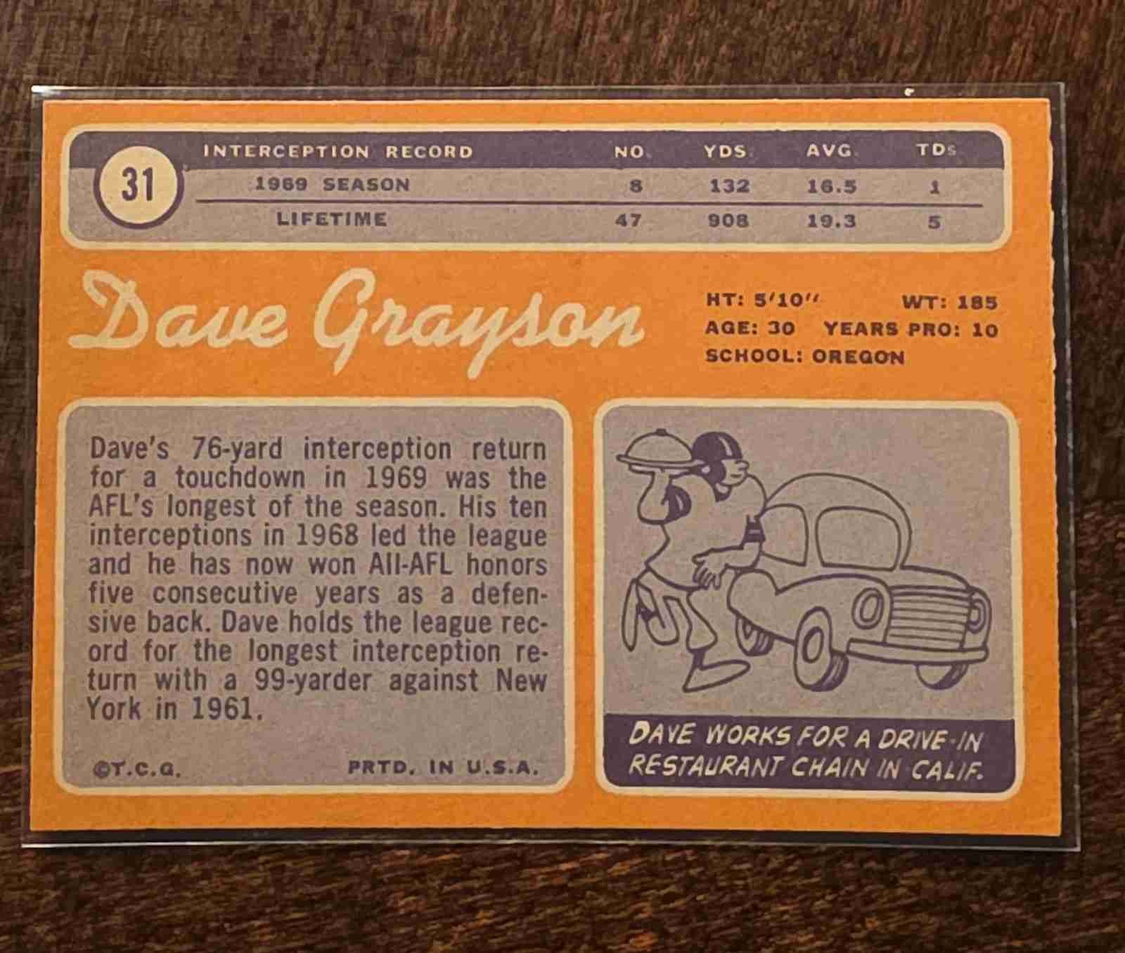 Card back