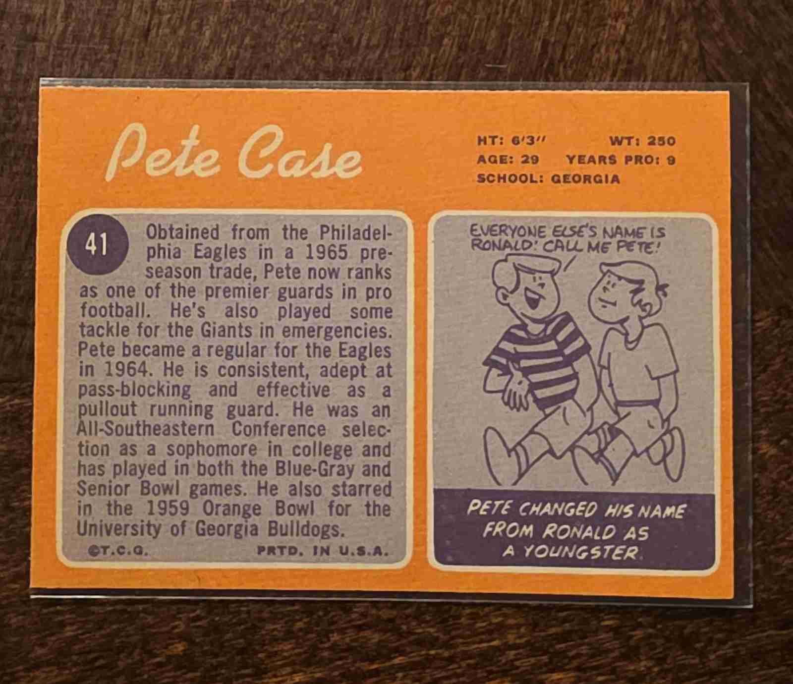 Card back