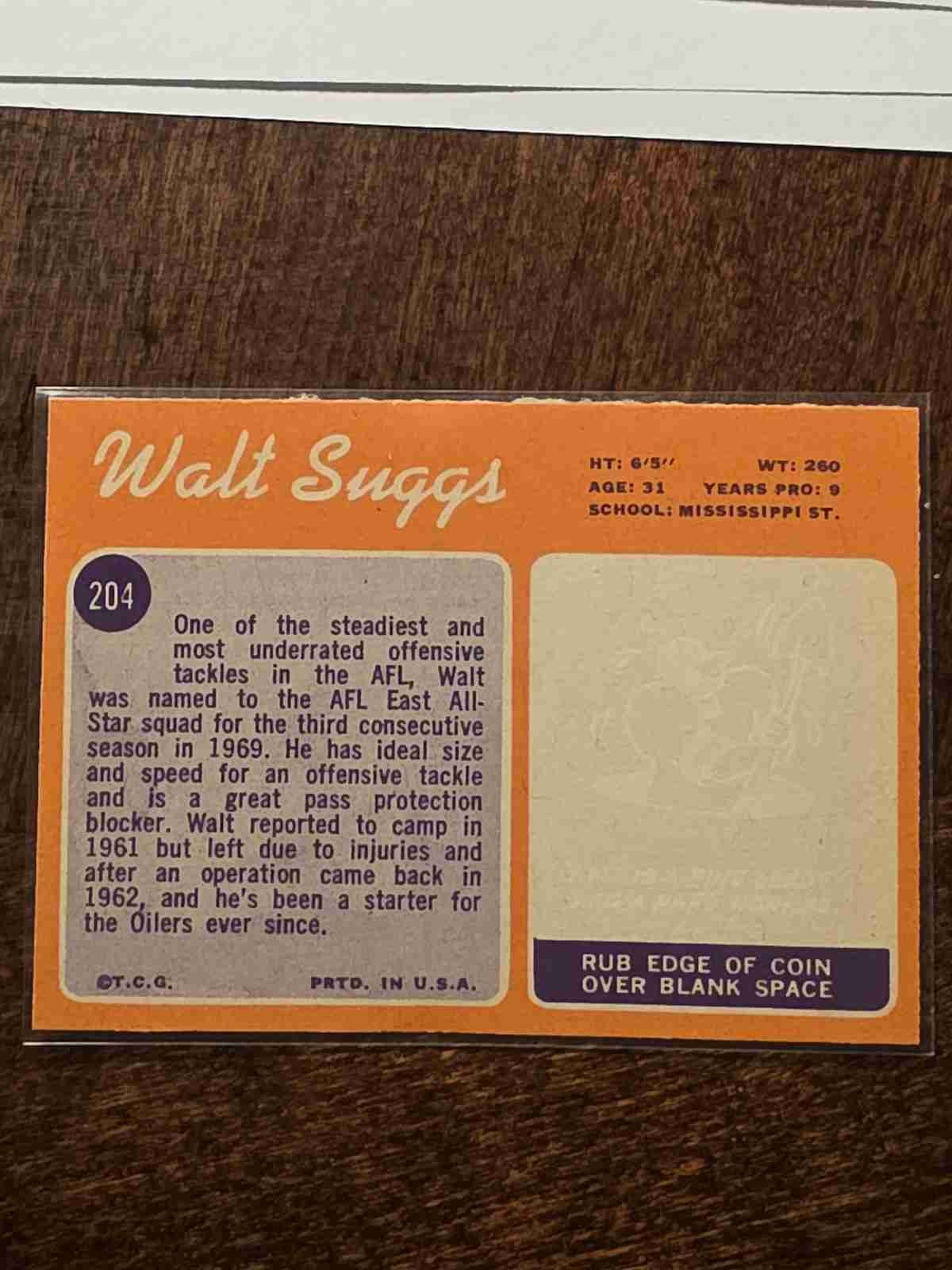 Card back