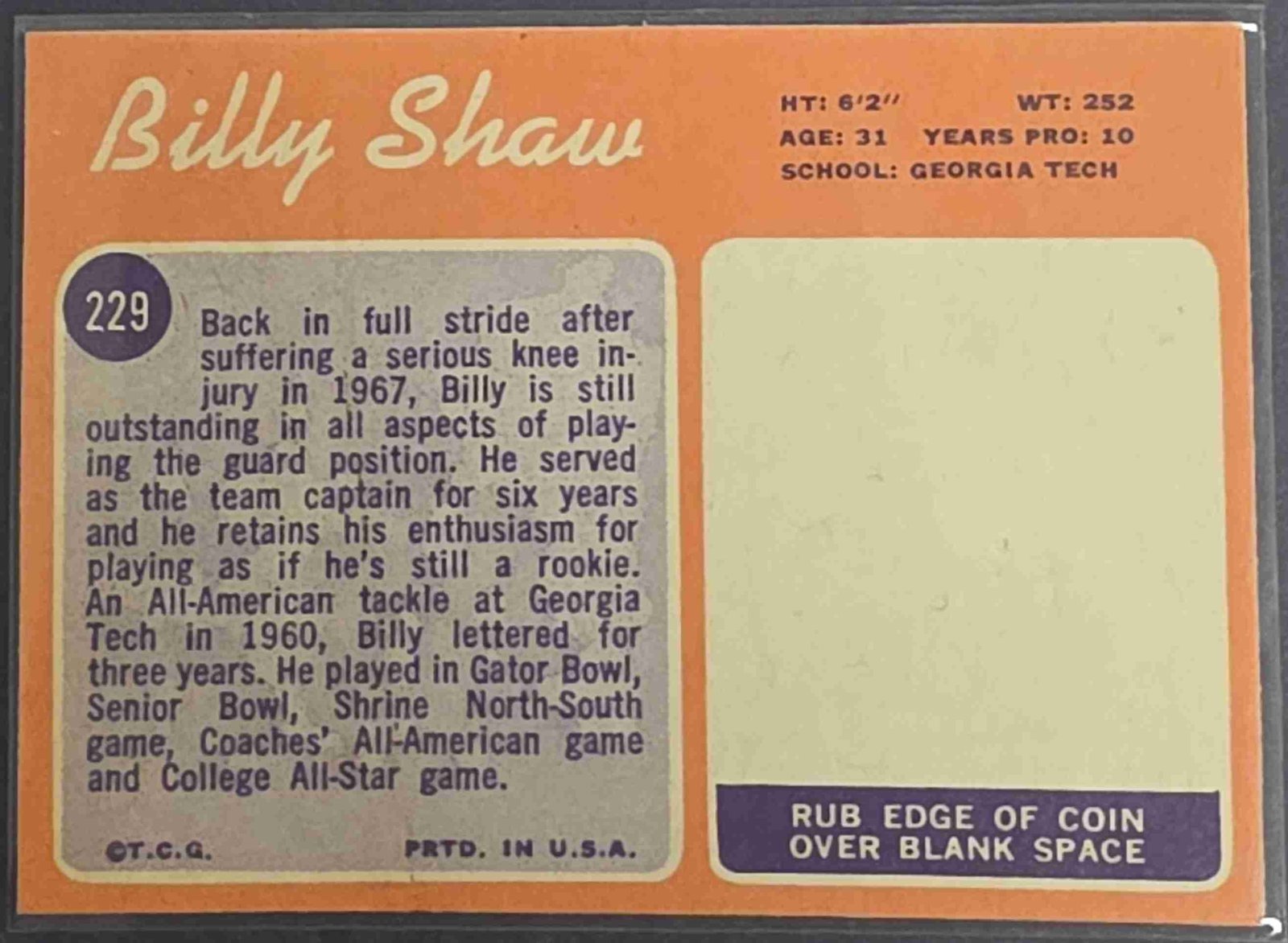 Card back