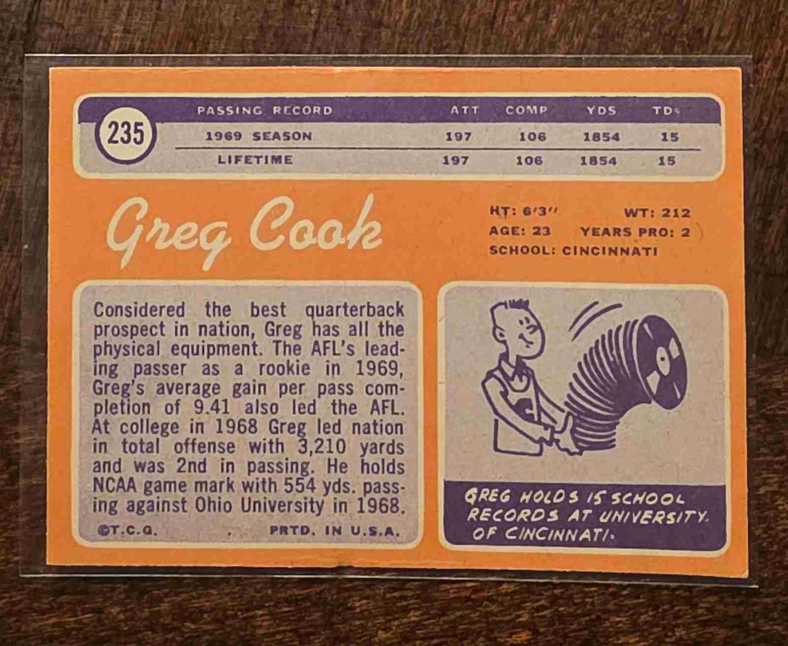Card back