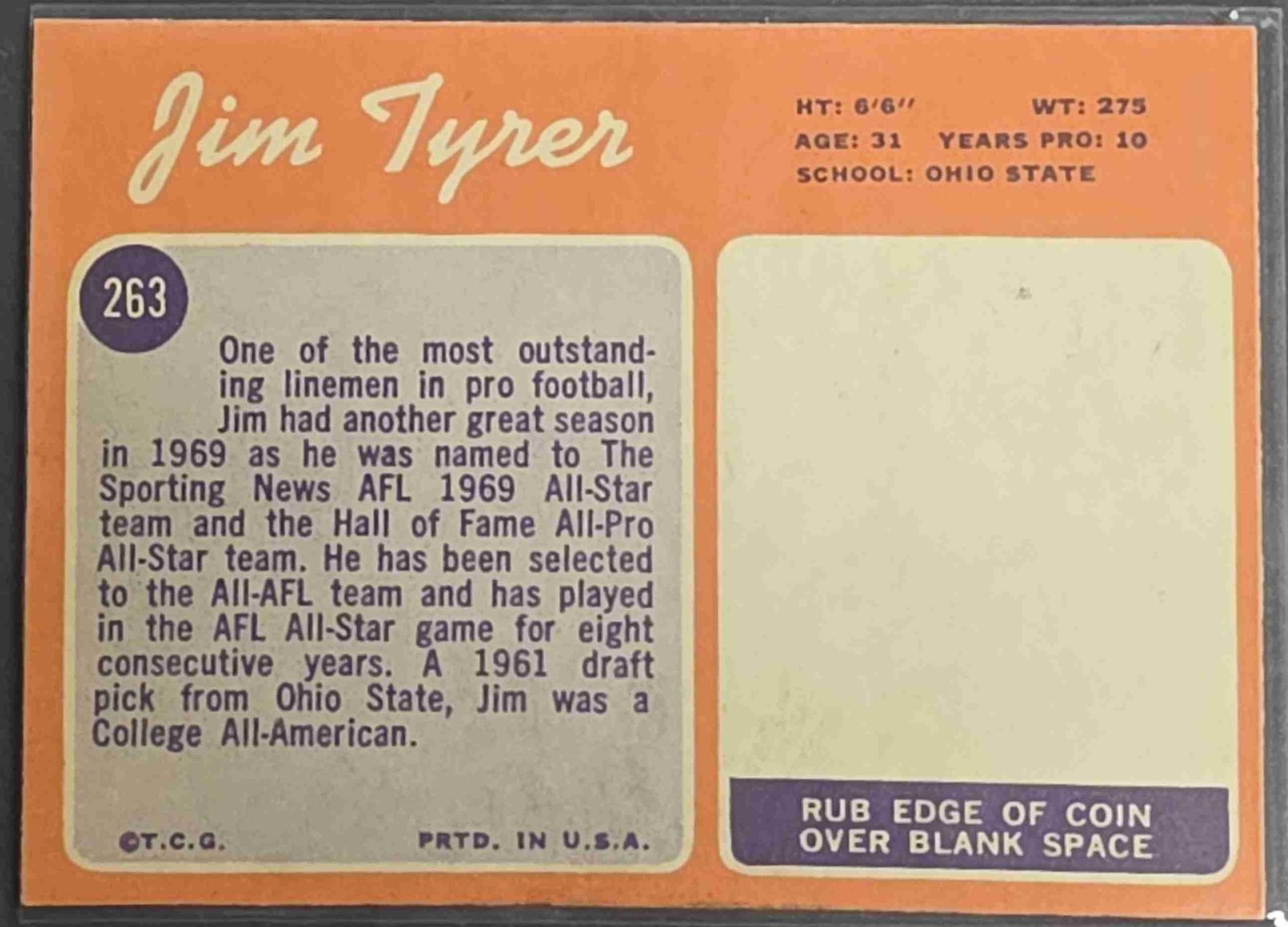 Card back