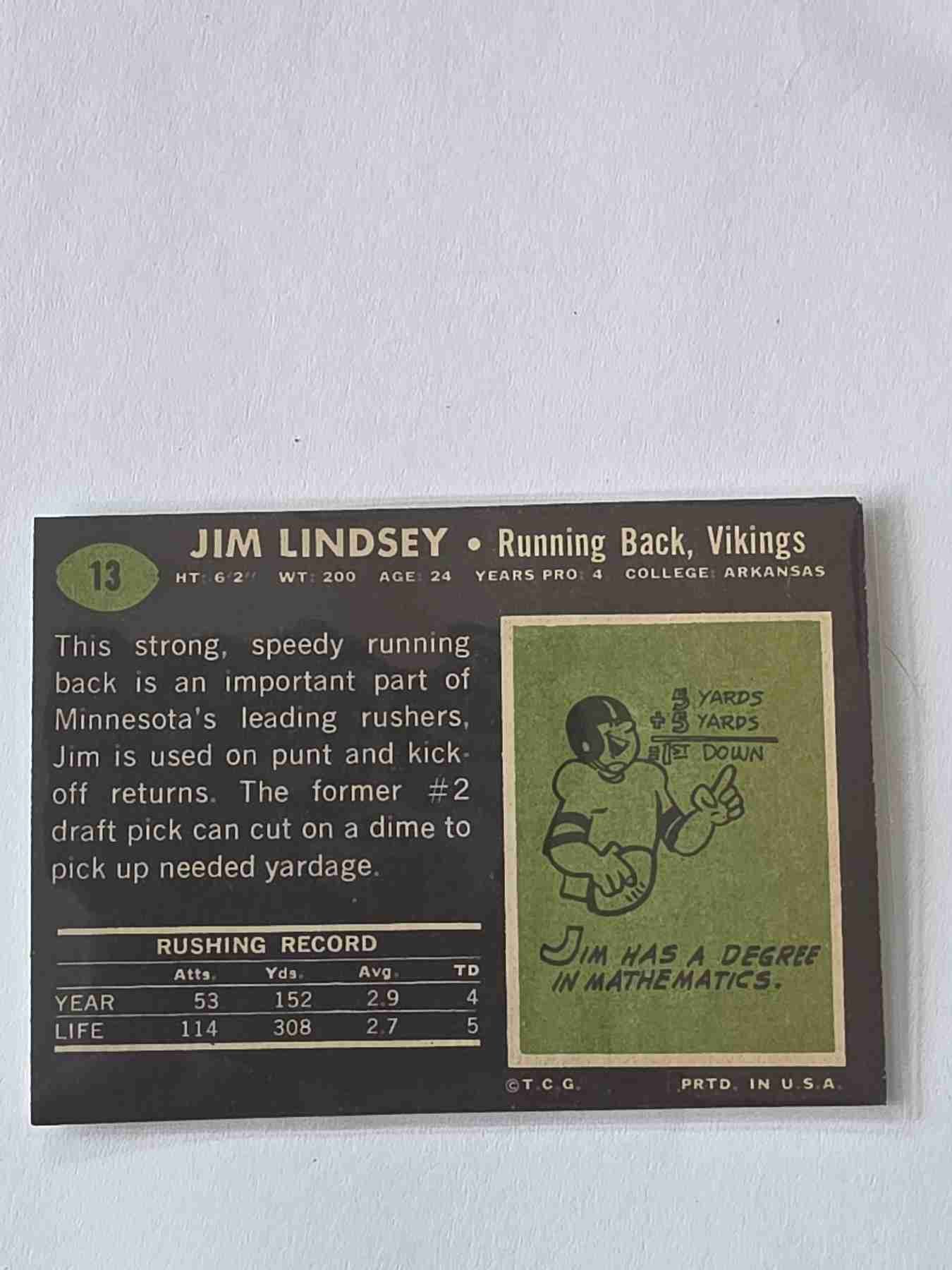 Card back