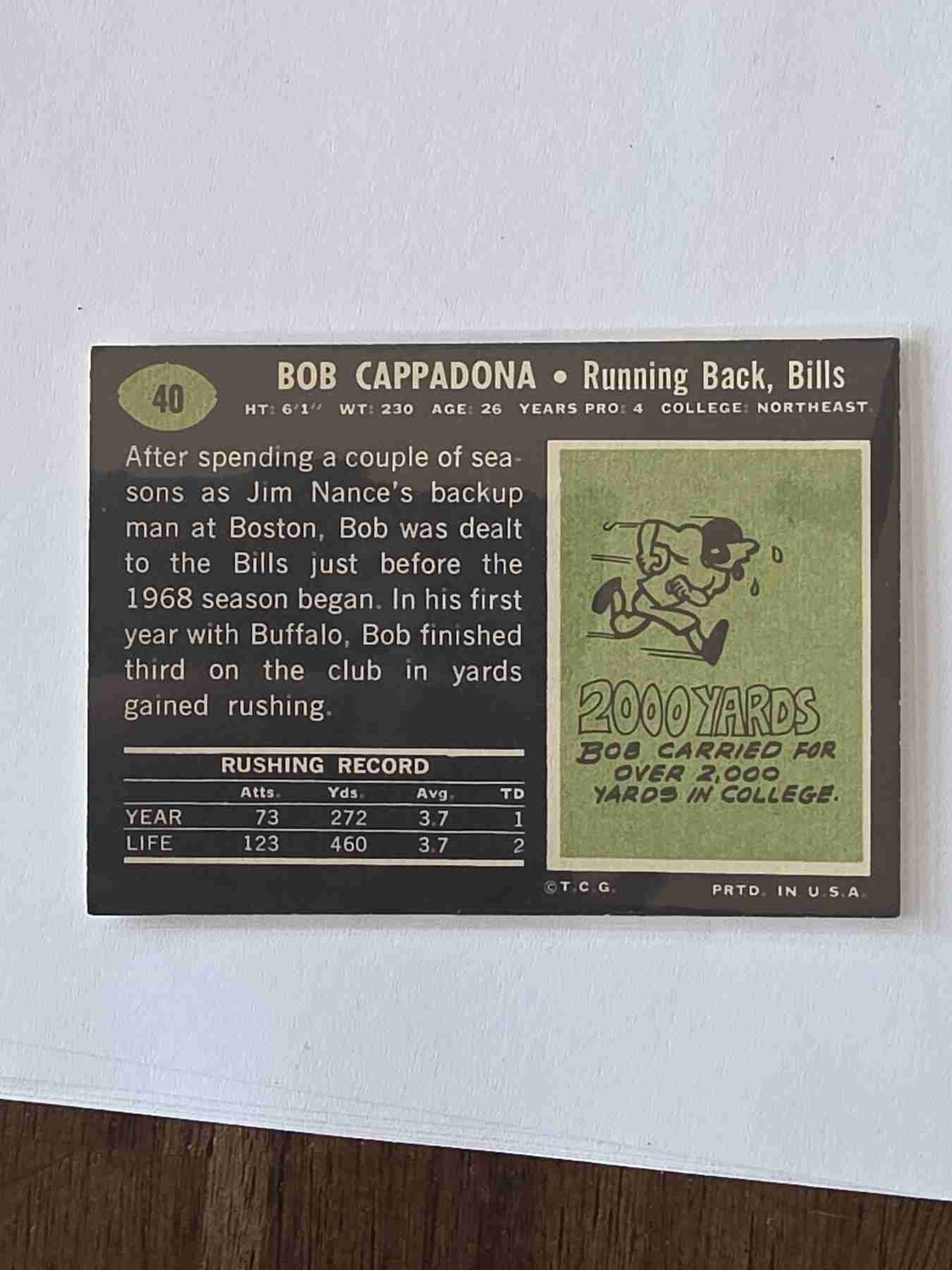 Card back