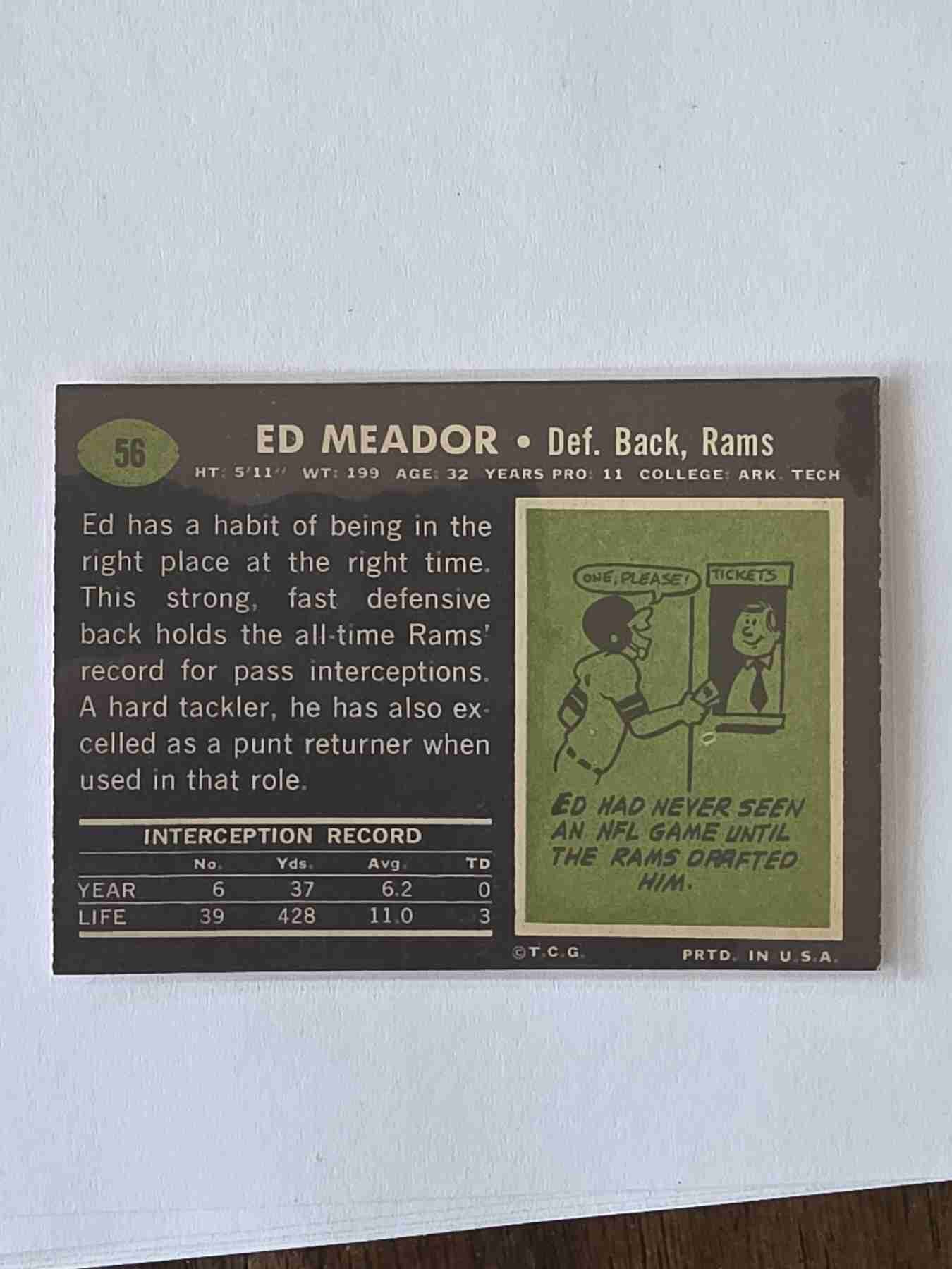 Card back
