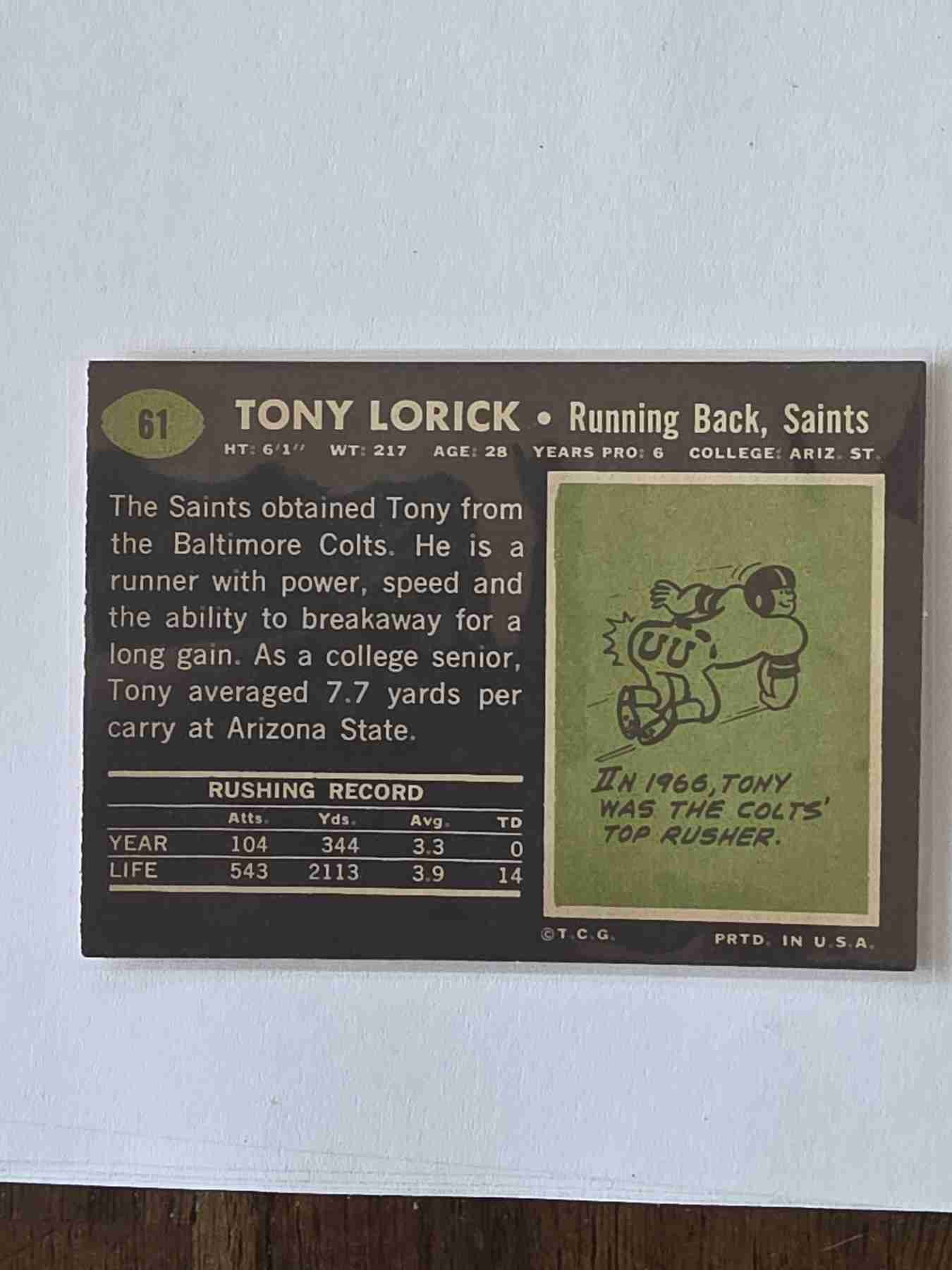 Card back