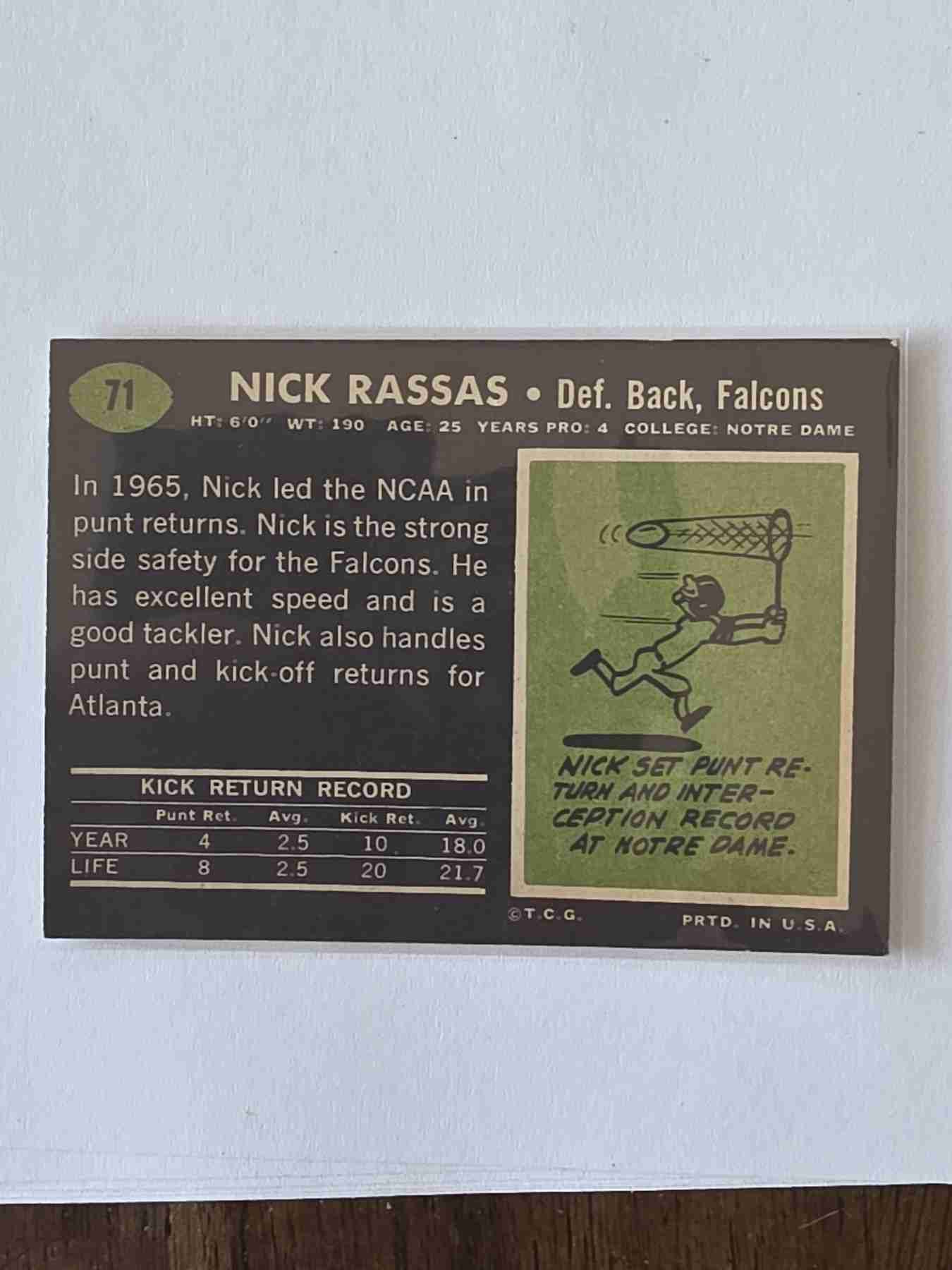 Card back
