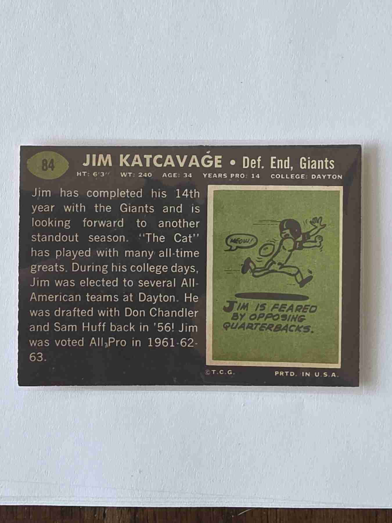Card back