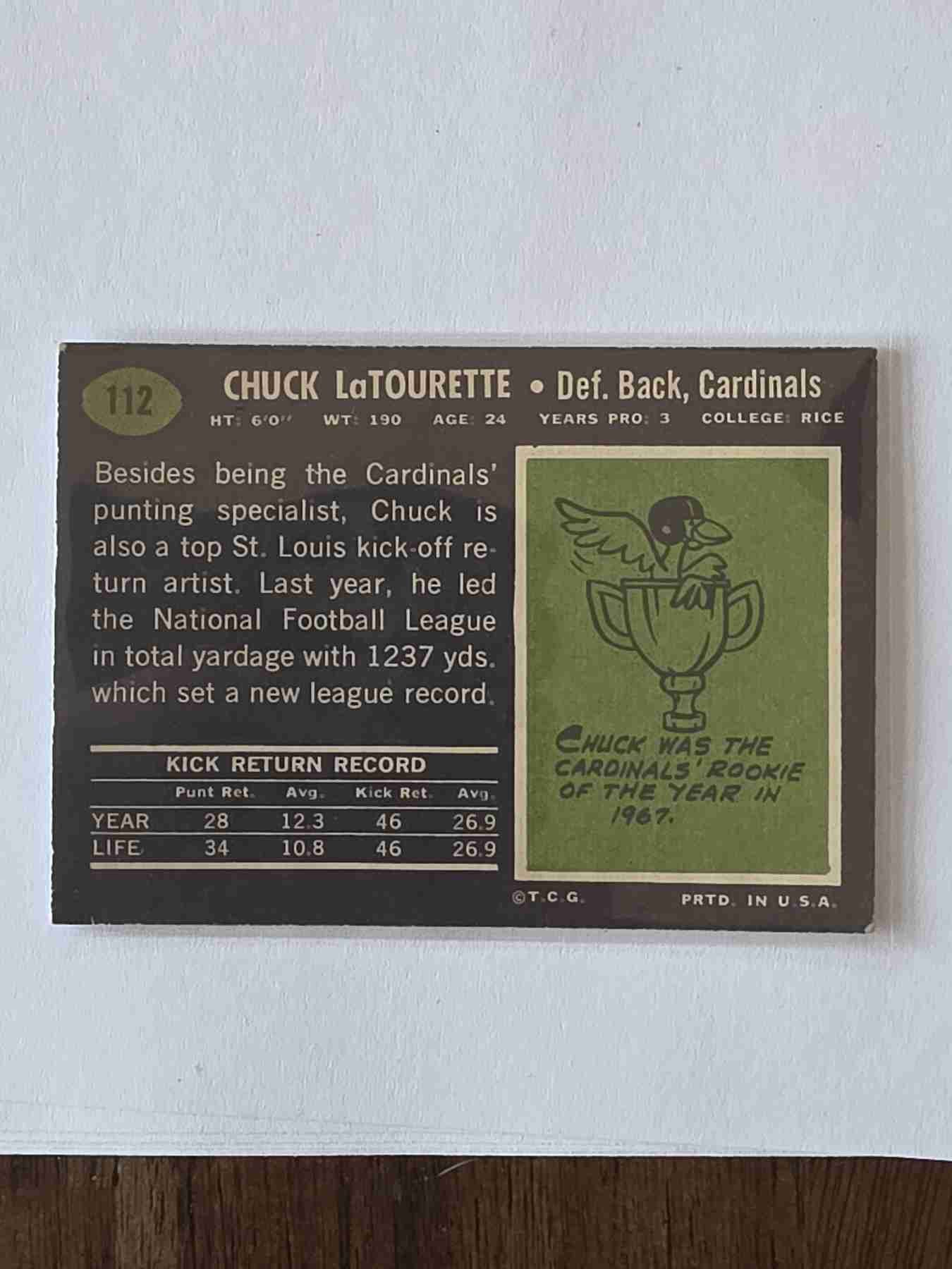 Card back