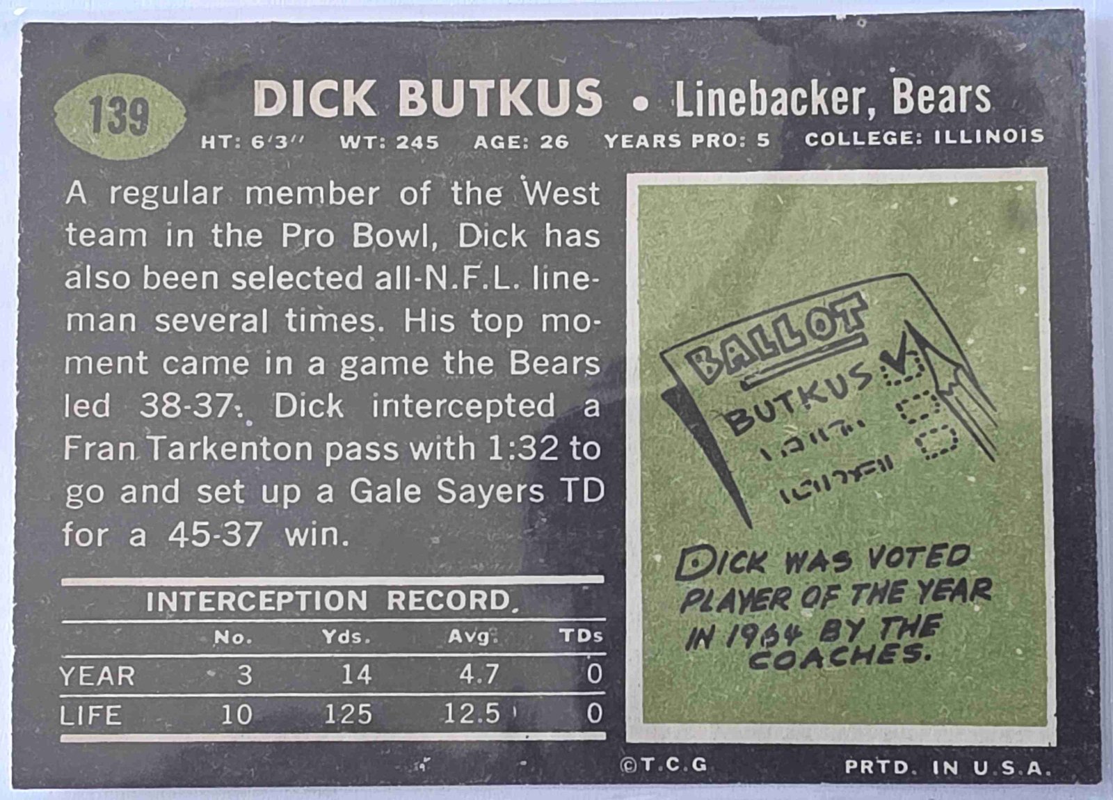 Card back