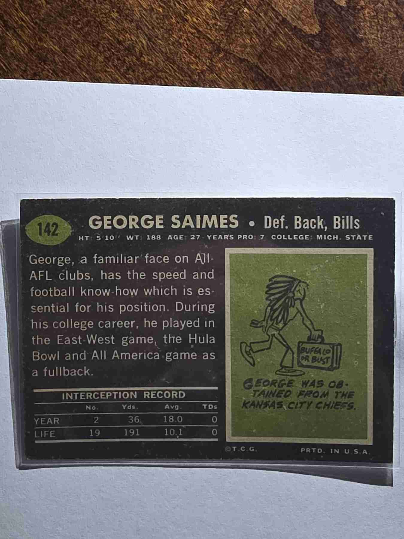 Card back