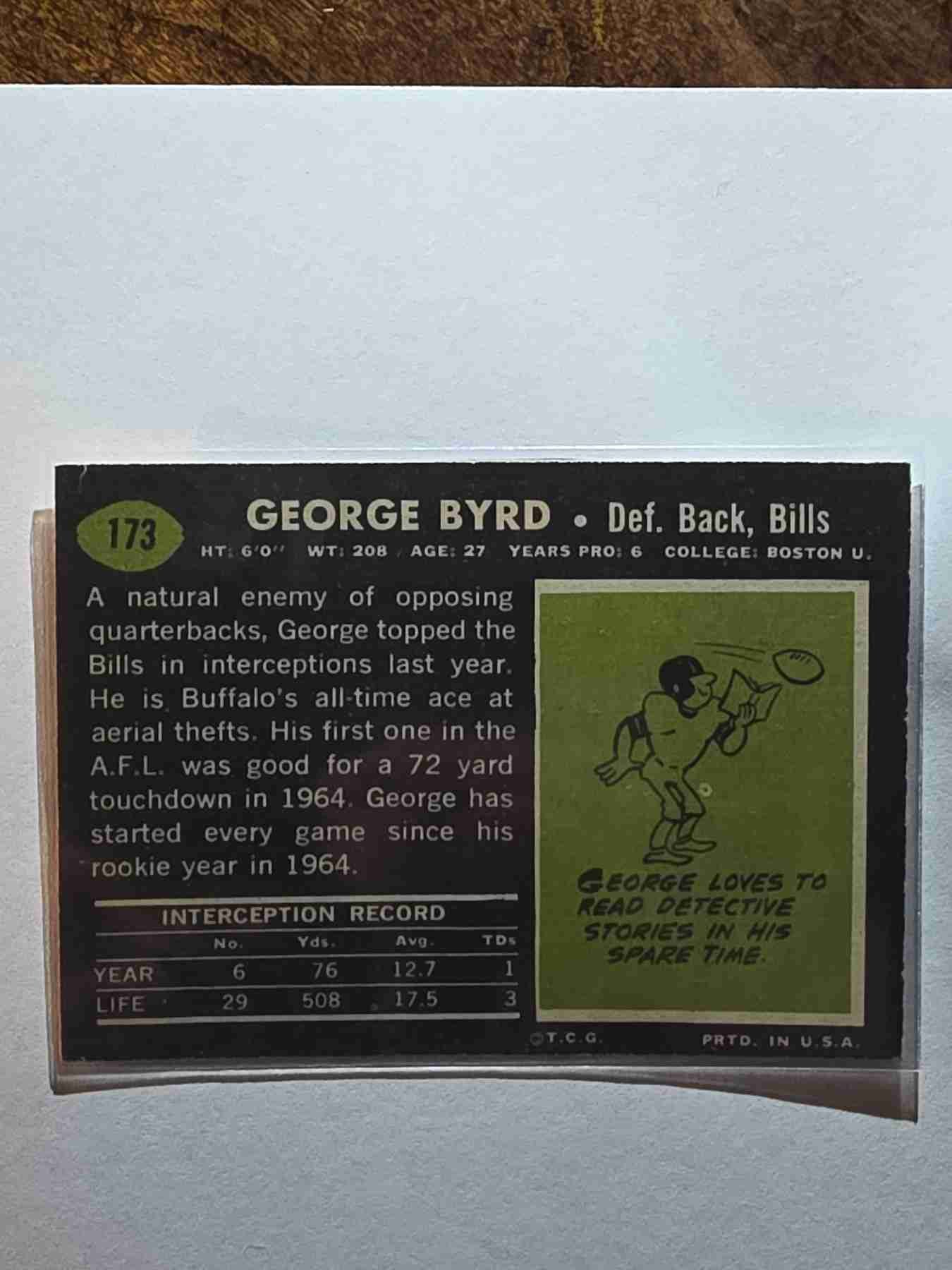 Card back